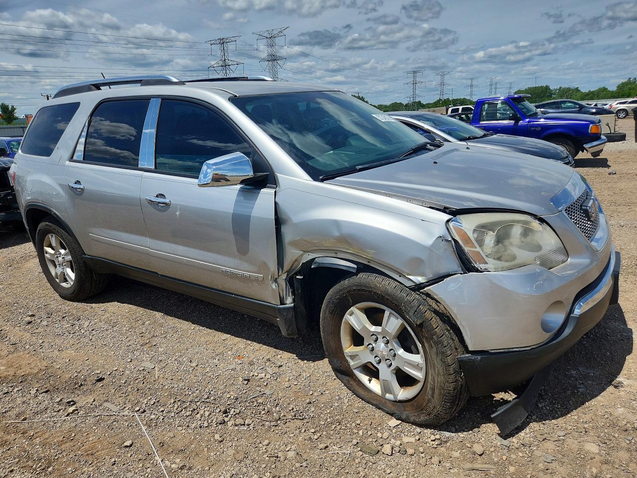 2008 Gmc Acadia Sle Silver vin: 1GKER13788J250686
