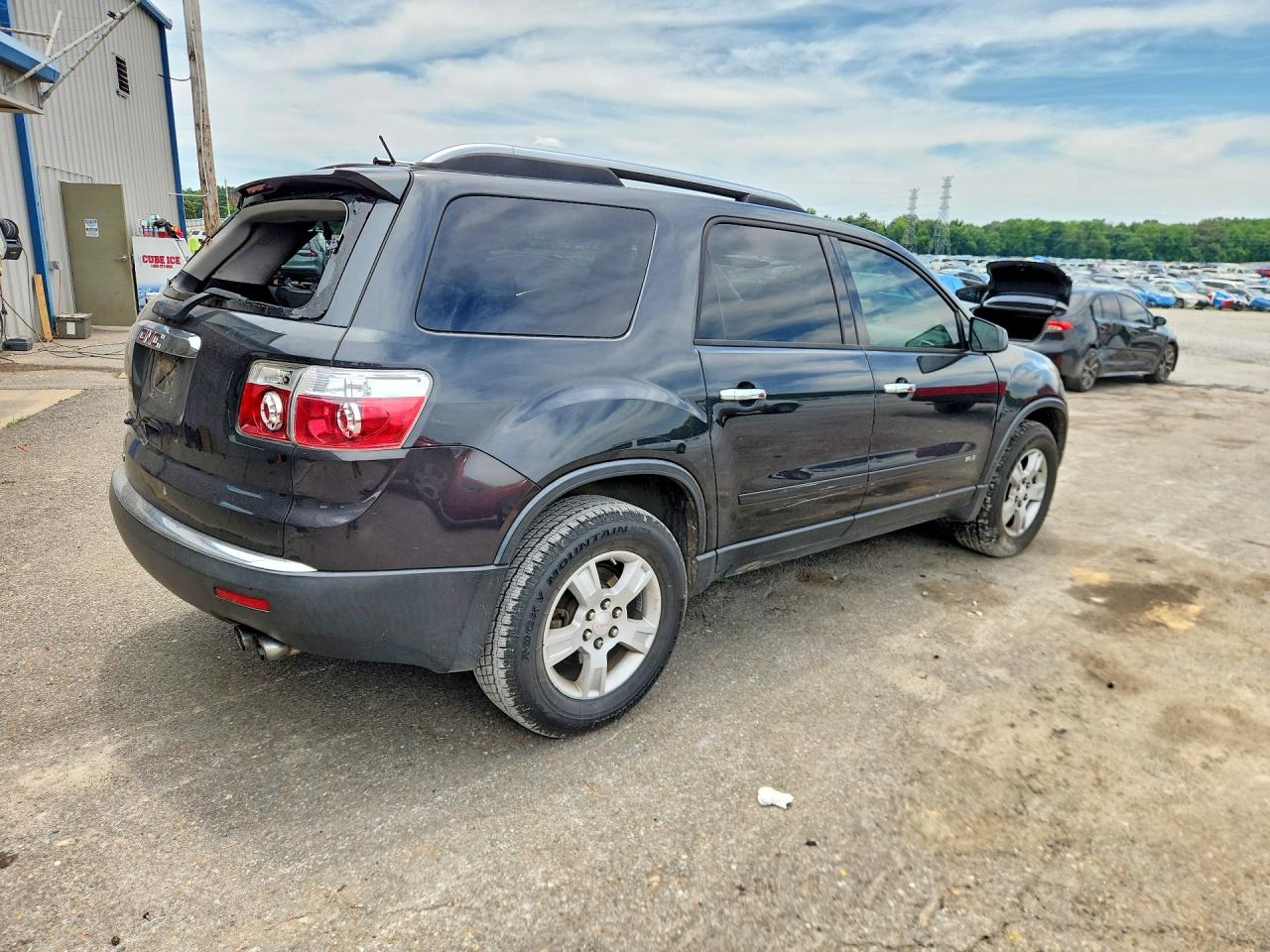 2007 Gmc Acadia Sle Черный vin: 1GKER13797J160364