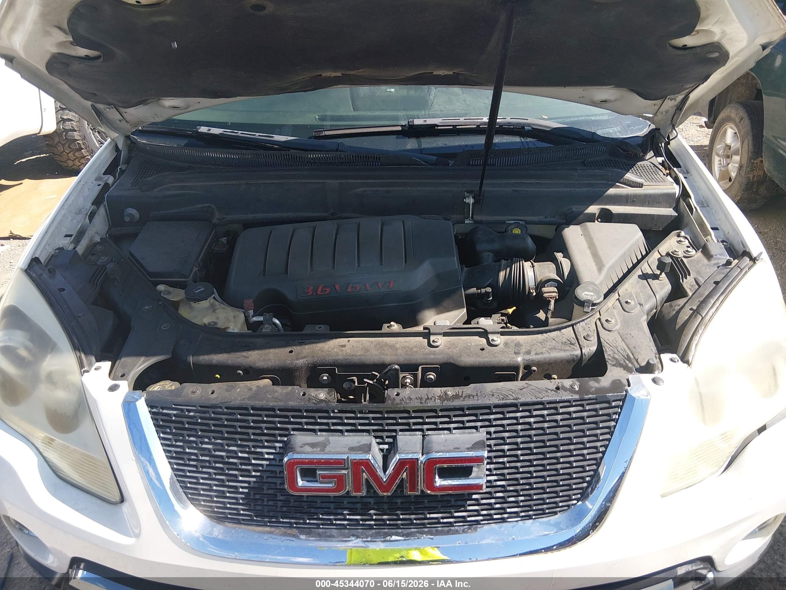 2007 Gmc Acadia Sle-1 White vin: 1GKER137X7J145808