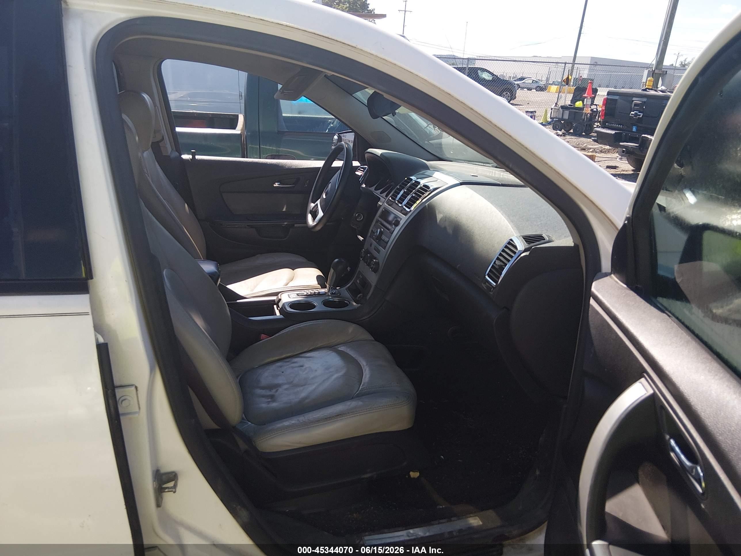 2007 Gmc Acadia Sle-1 White vin: 1GKER137X7J145808