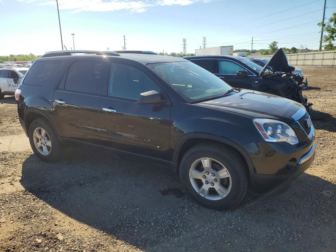 2009 Gmc Acadia Sle Black vin: 1GKER13D19J154244