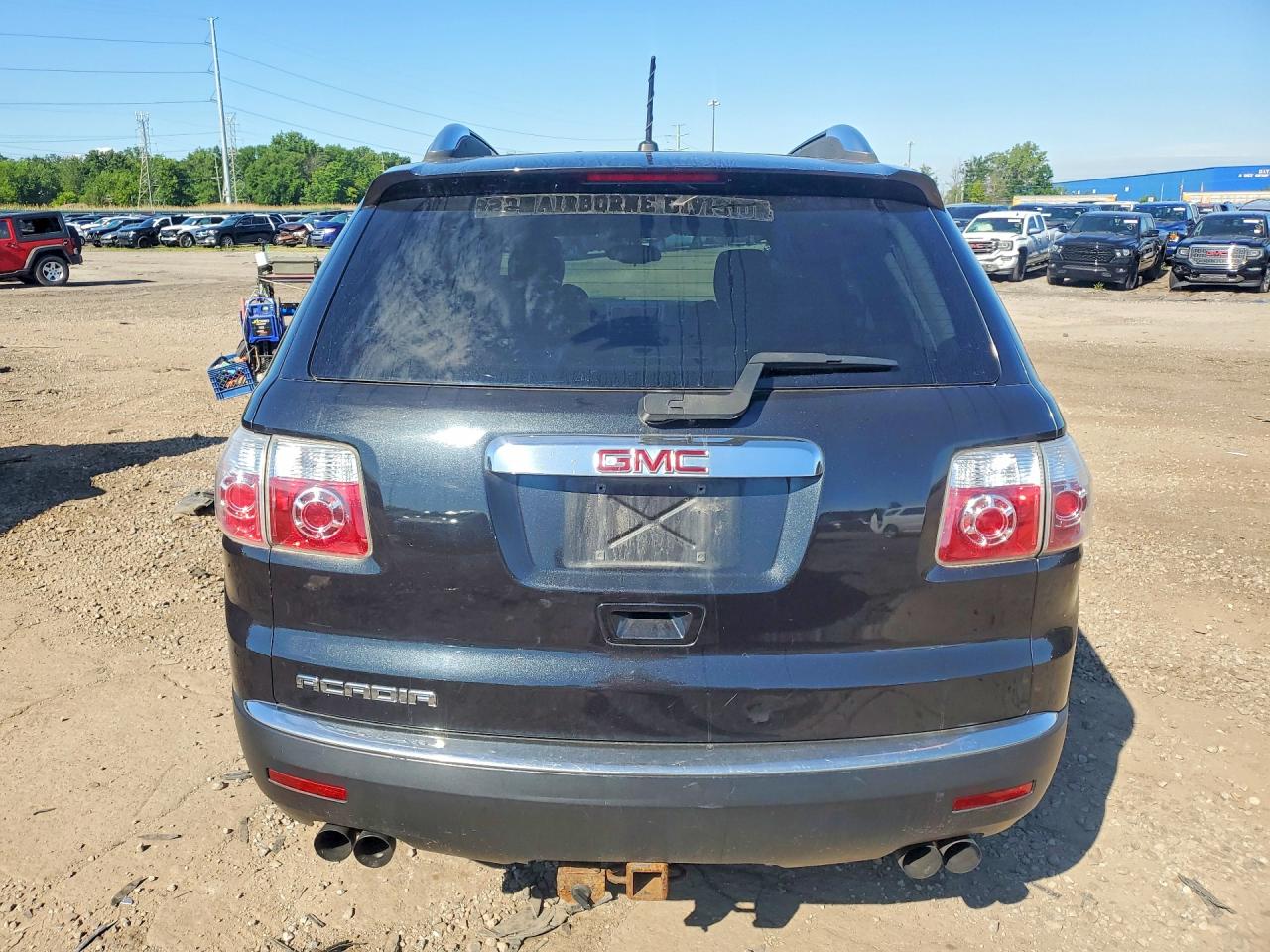 2009 Gmc Acadia Sle Black vin: 1GKER13D19J154244