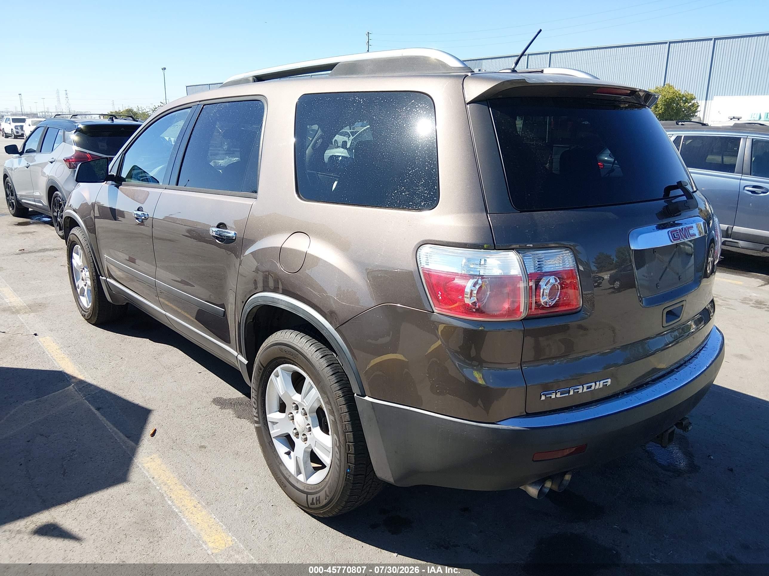 2009 Gmc Acadia Sle1 Gray vin: 1GKER13D19J181699