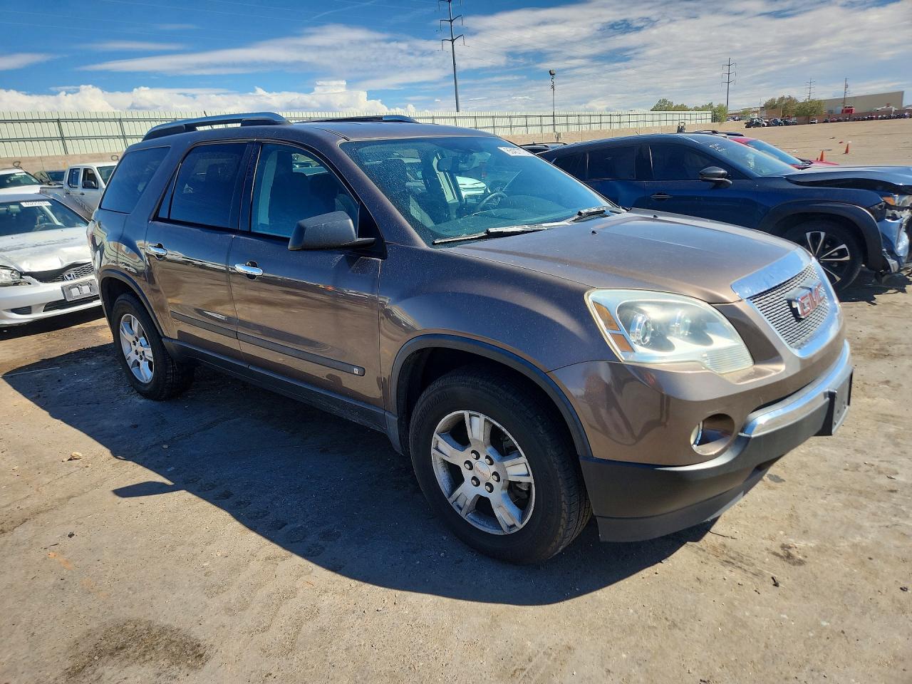 2009 Gmc Acadia Sle Brown vin: 1GKER13D49J115566