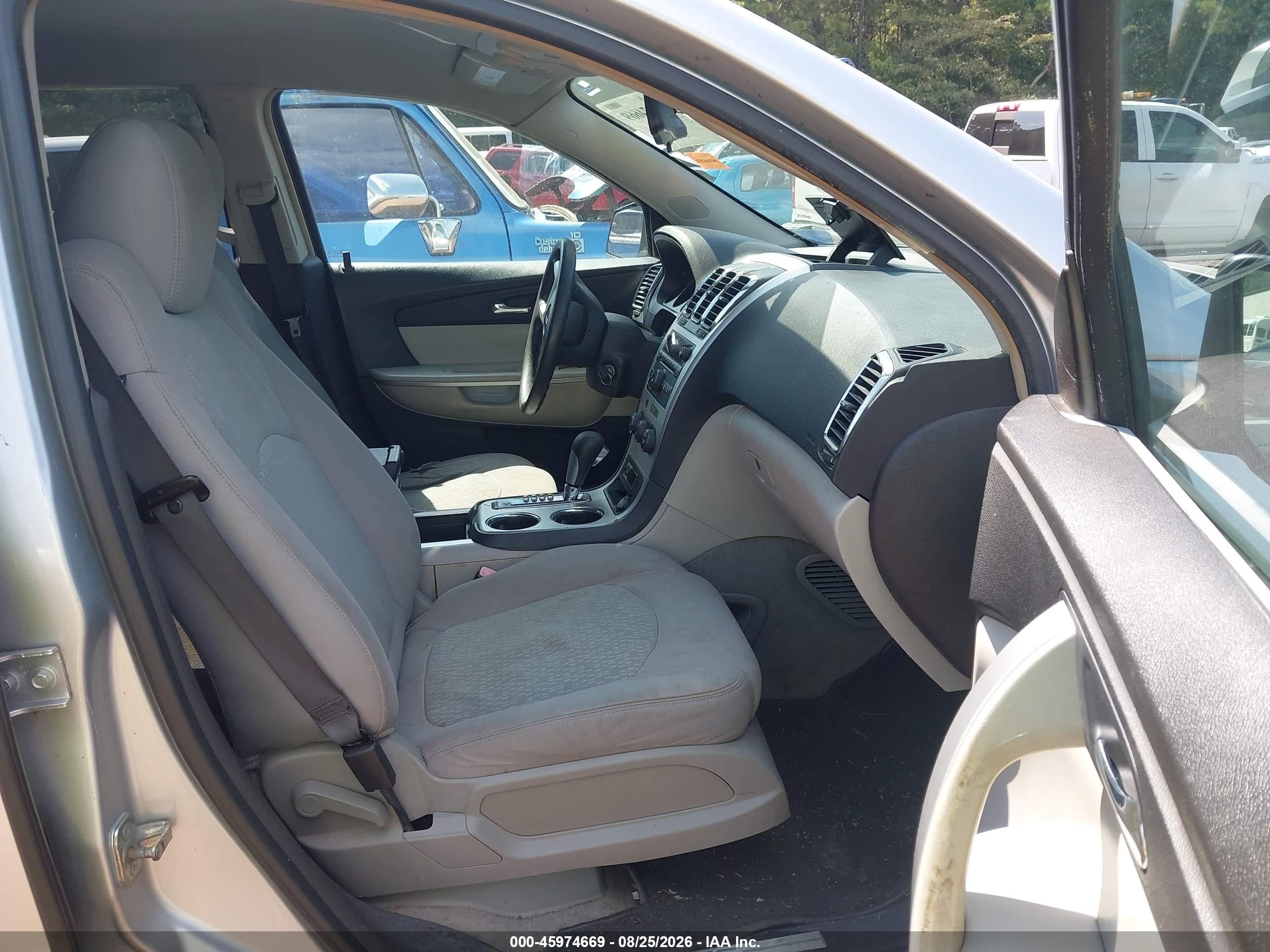 2009 Gmc Acadia Sle-1 Silver vin: 1GKER13D49J151077