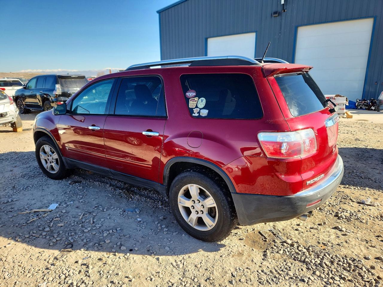 2009 Gmc Acadia Sle Red vin: 1GKER13D59J160032
