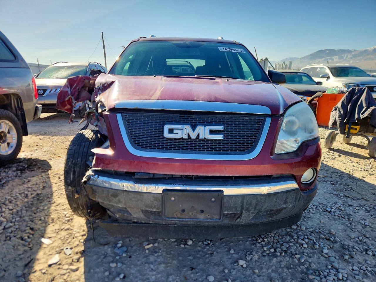 2009 Gmc Acadia Sle Red vin: 1GKER13D59J160032