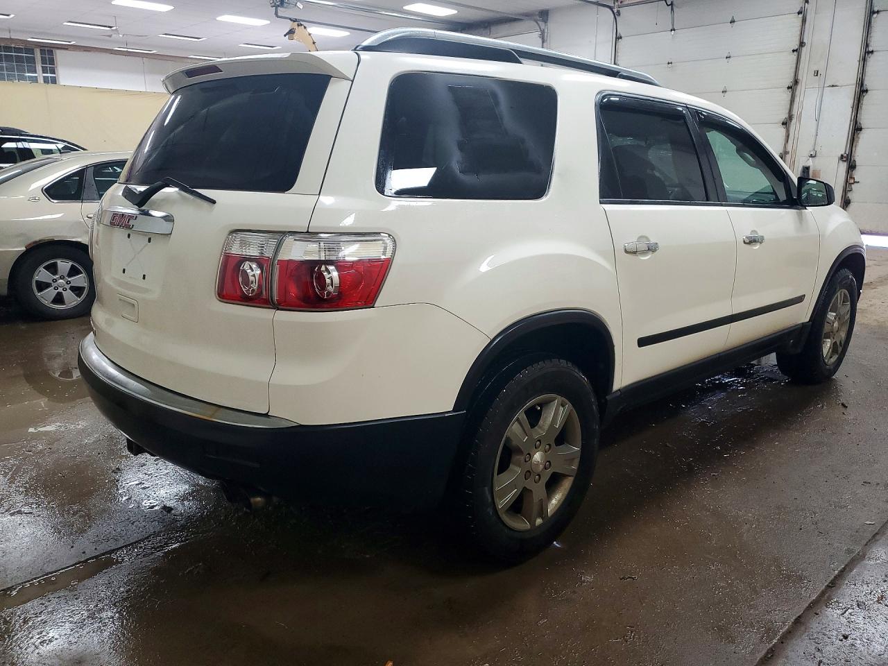 2009 Gmc Acadia Sle White vin: 1GKER13D99J199433