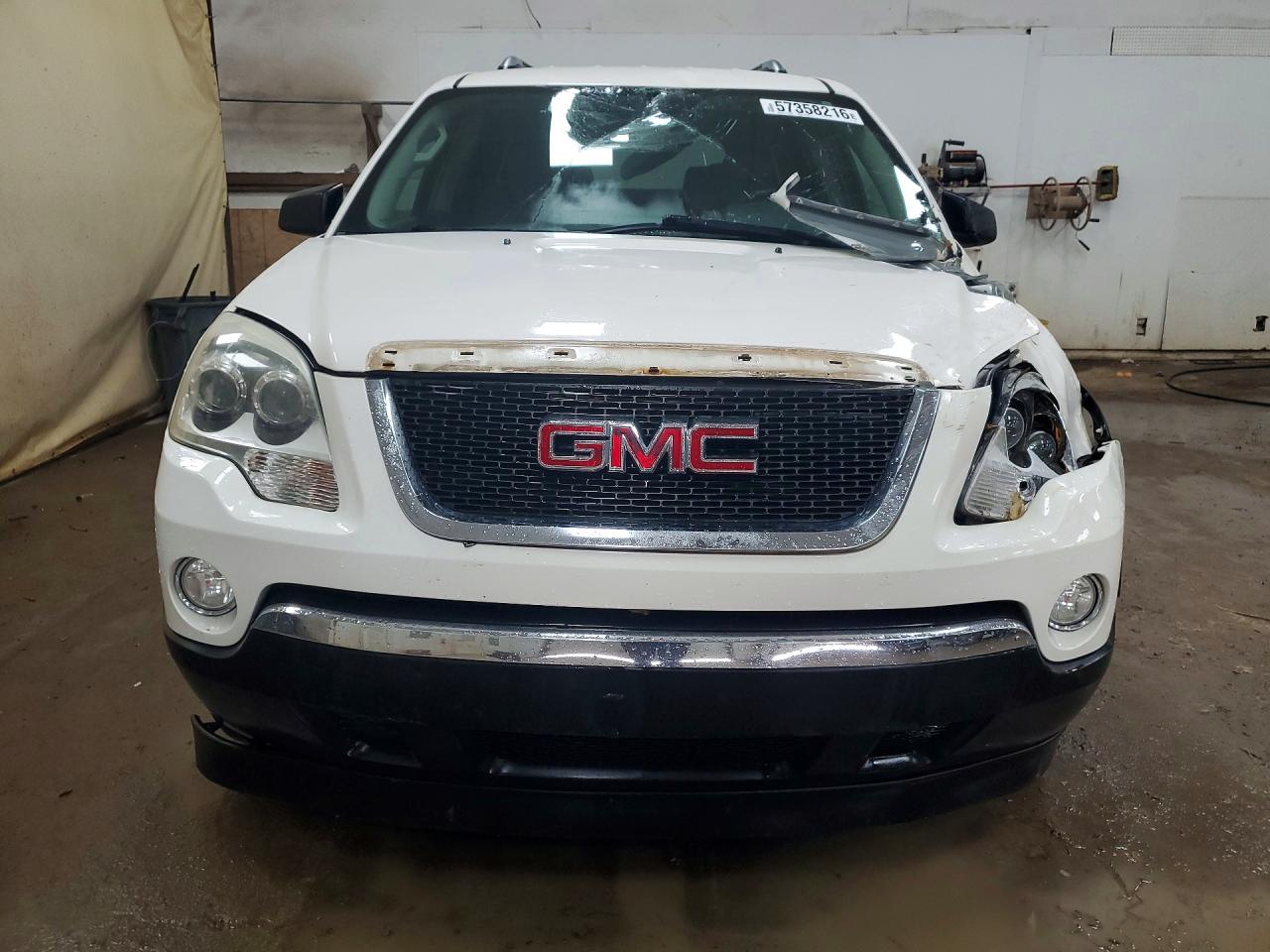2009 Gmc Acadia Sle White vin: 1GKER13D99J199433