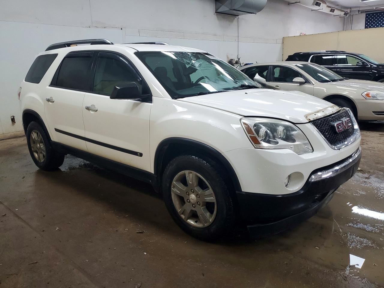 2009 Gmc Acadia Sle White vin: 1GKER13D99J199433