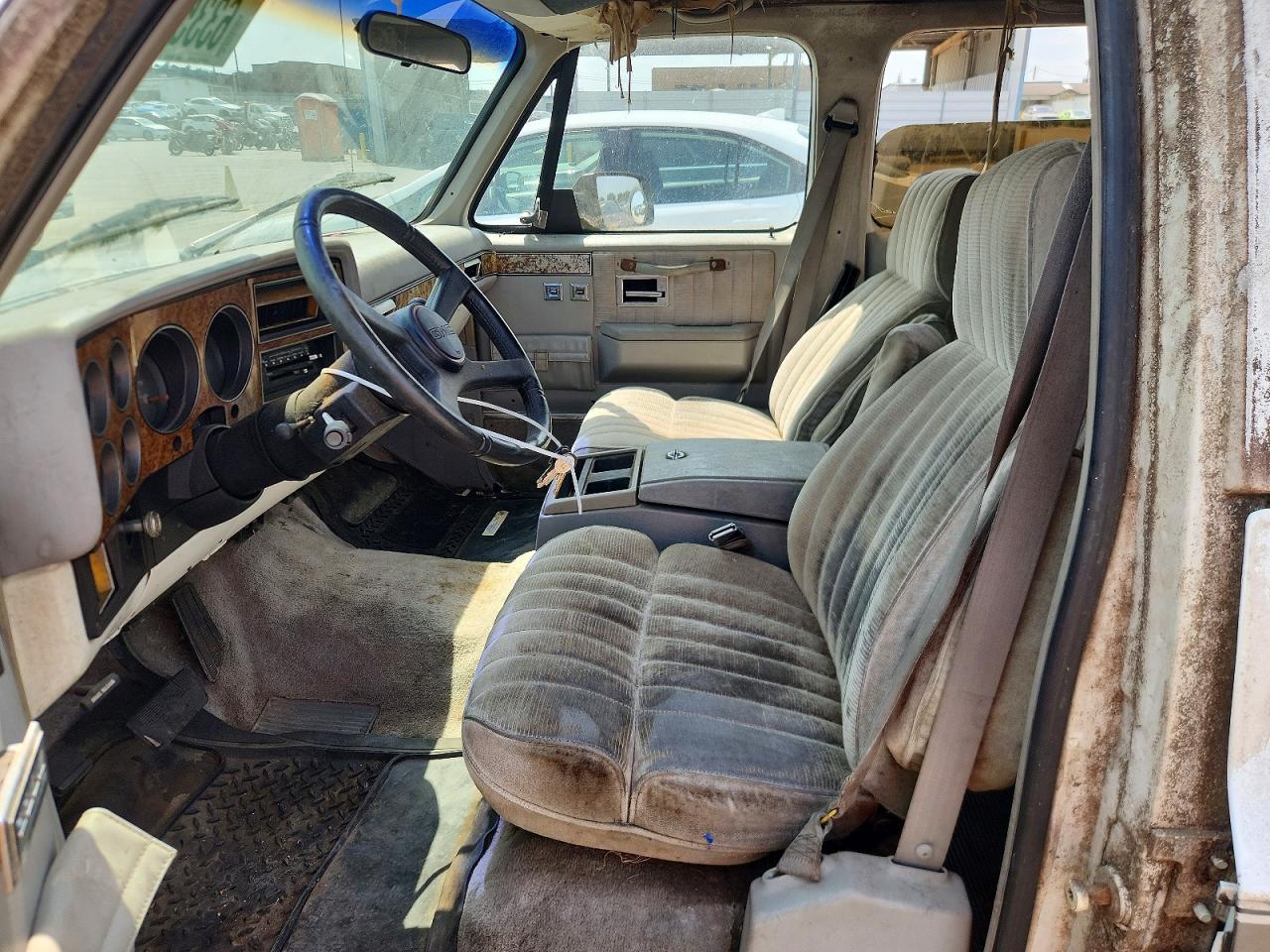 1991 Gmc Suburban R15 Conventional Gray vin: 1GKER16K9MF510266