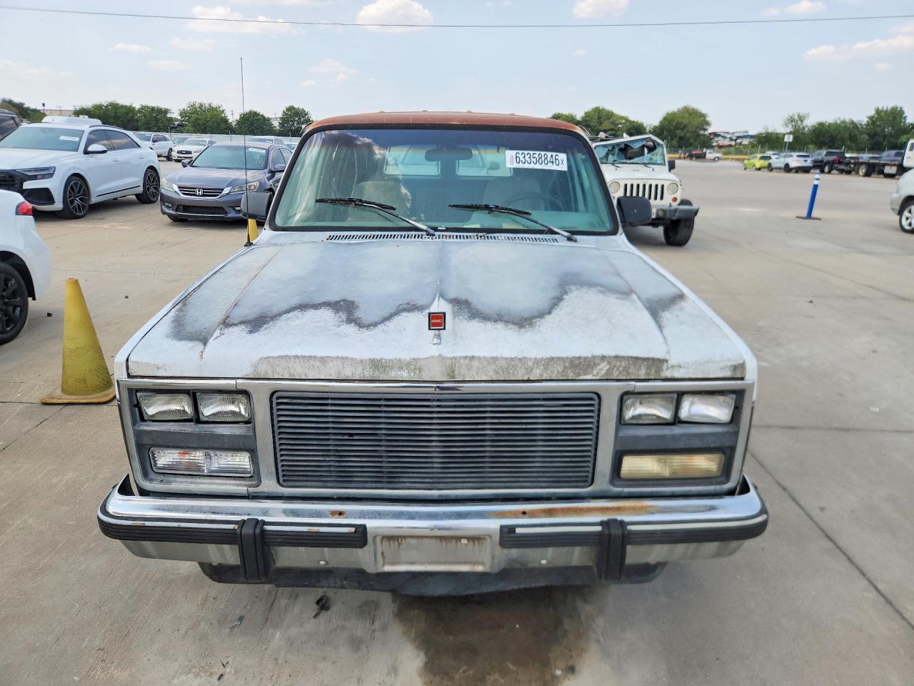 1991 Gmc Suburban R15 Conventional Gray vin: 1GKER16K9MF510266