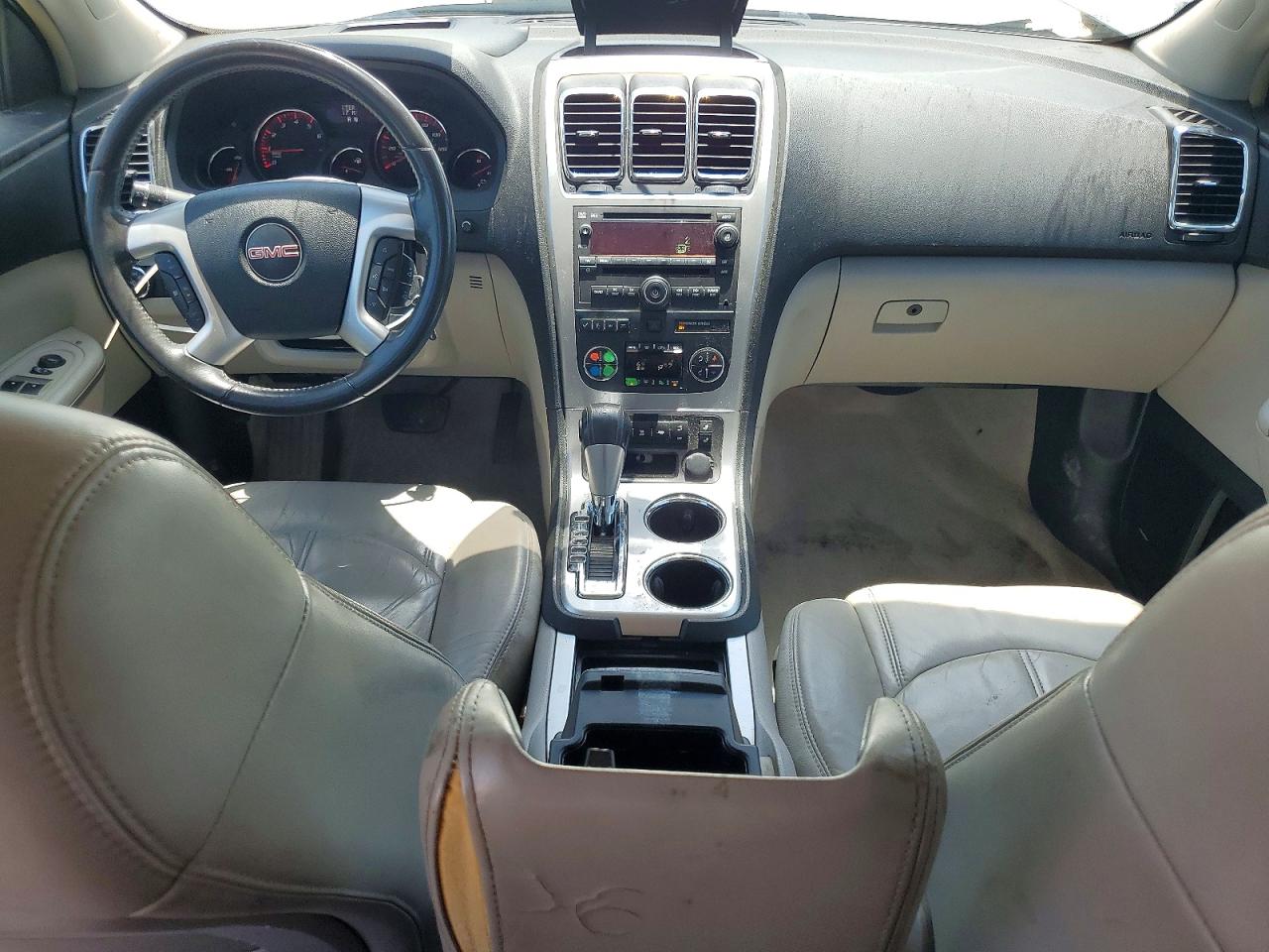2008 Gmc Acadia Slt-1 White vin: 1GKER23708J296907