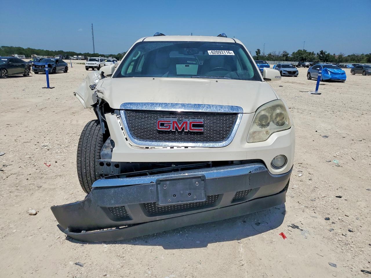 2008 Gmc Acadia Slt-1 White vin: 1GKER23708J296907