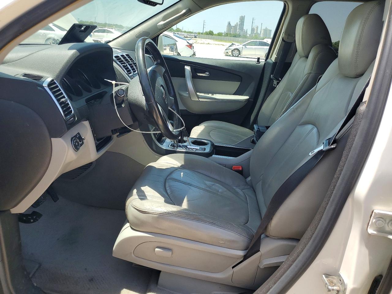 2008 Gmc Acadia Slt-1 White vin: 1GKER23708J296907