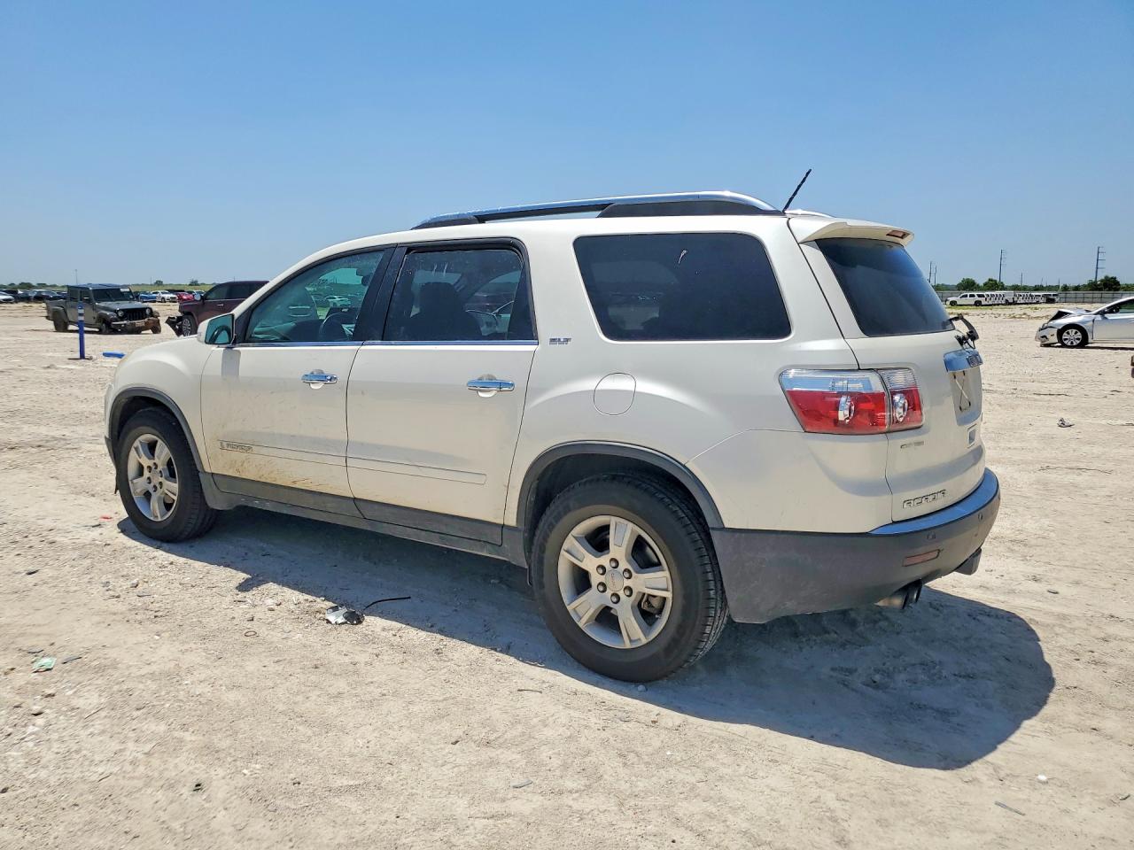 2008 Gmc Acadia Slt-1 White vin: 1GKER23708J296907