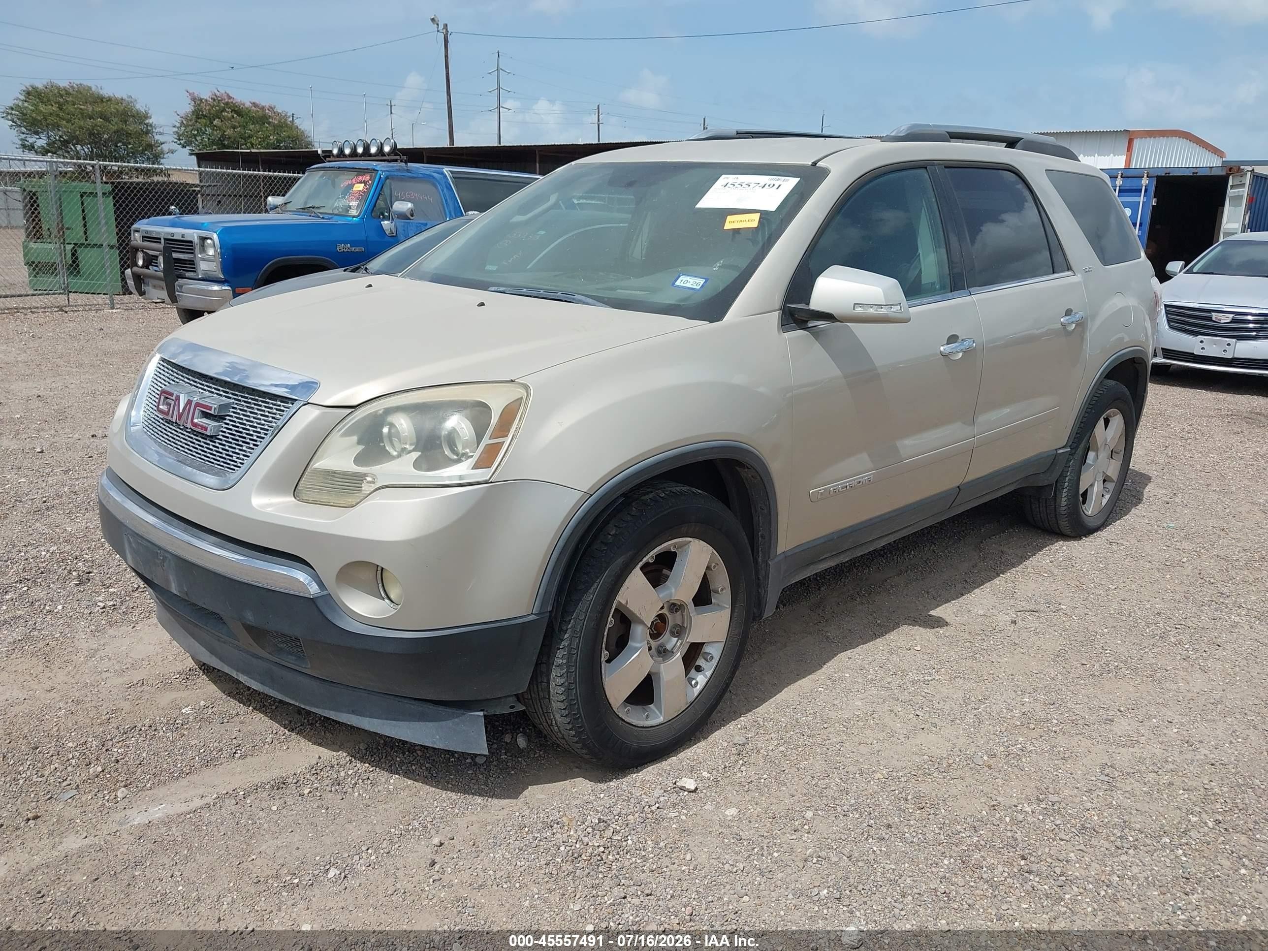 2008 Gmc Acadia Slt-1 Gold vin: 1GKER23708J298771