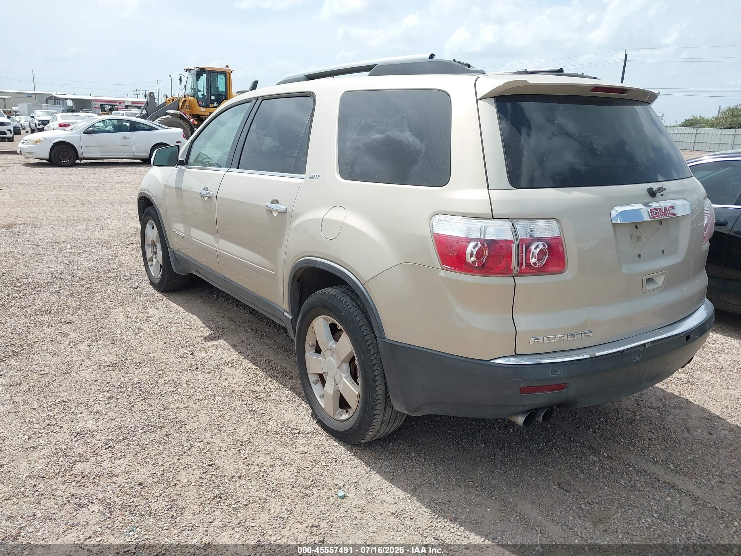 2008 Gmc Acadia Slt-1 Gold vin: 1GKER23708J298771
