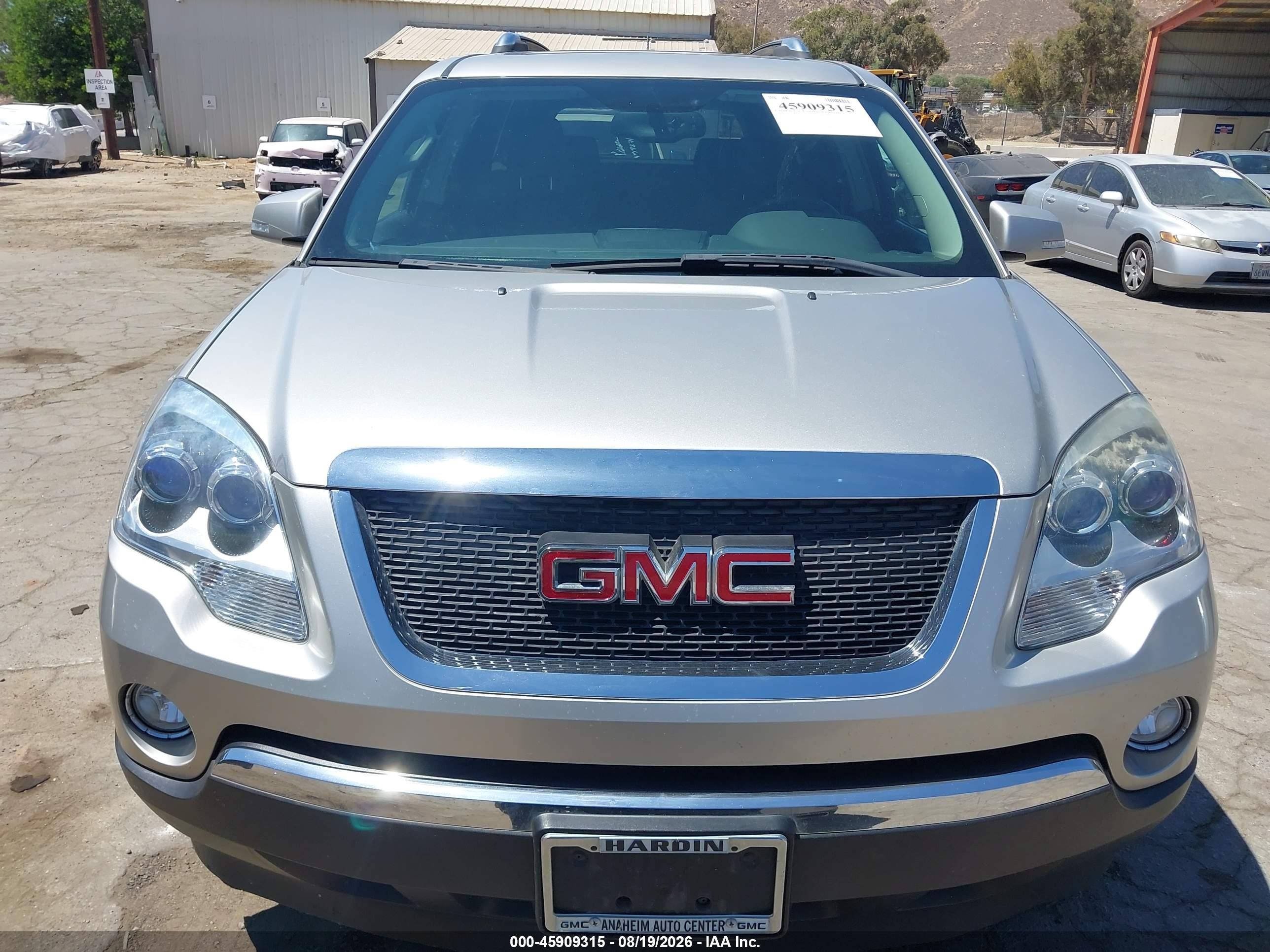 2008 Gmc Acadia Slt-1 Silver vin: 1GKER23718J119783