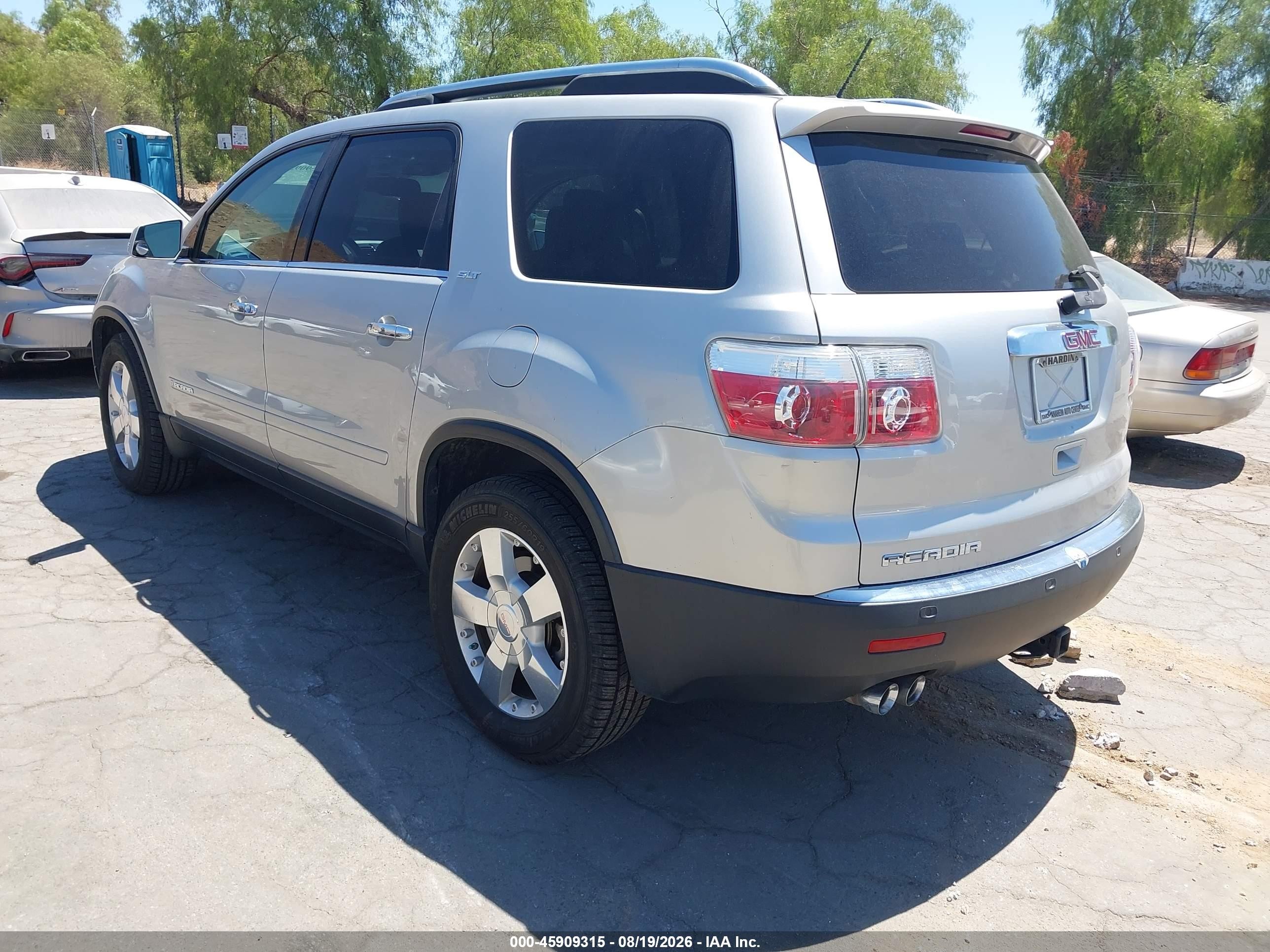 2008 Gmc Acadia Slt-1 Silver vin: 1GKER23718J119783