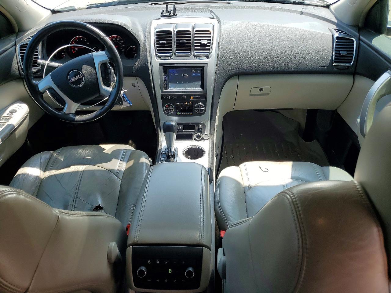 2008 Gmc Acadia Slt-1 White vin: 1GKER23718J160494