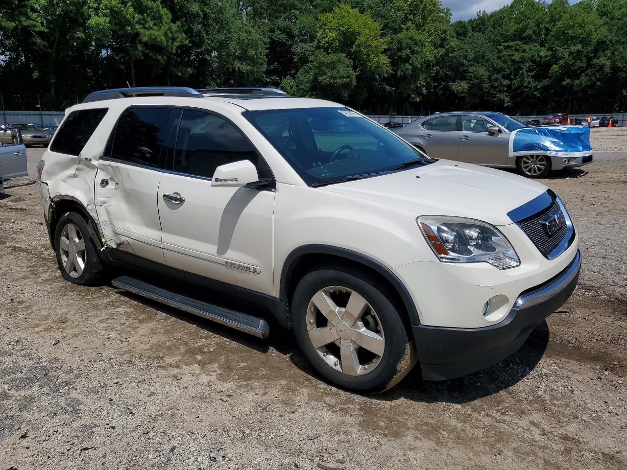 2008 Gmc Acadia Slt-1 White vin: 1GKER23718J160494