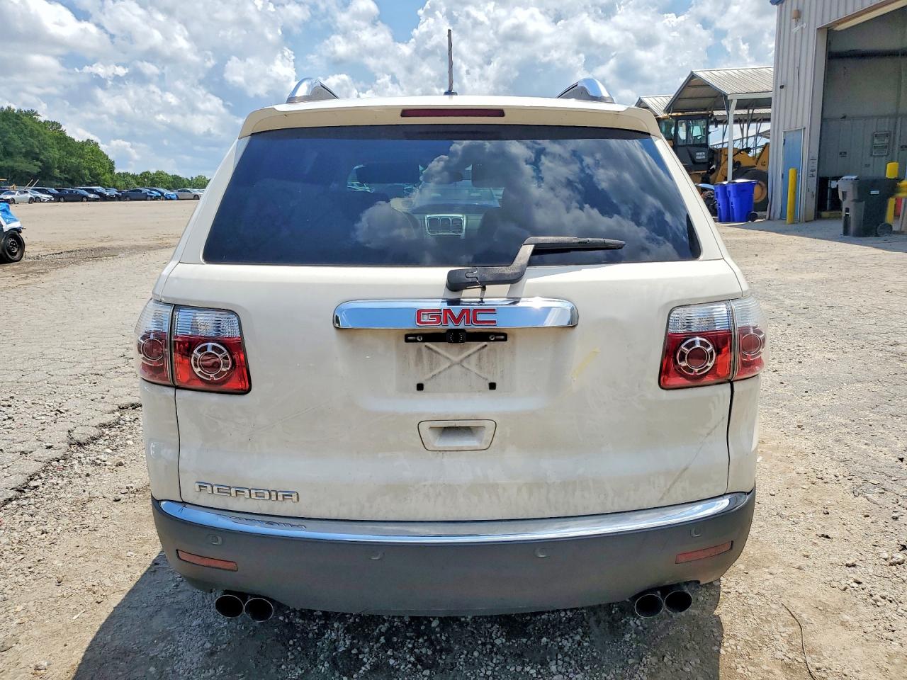 2008 Gmc Acadia Slt-1 White vin: 1GKER23718J160494