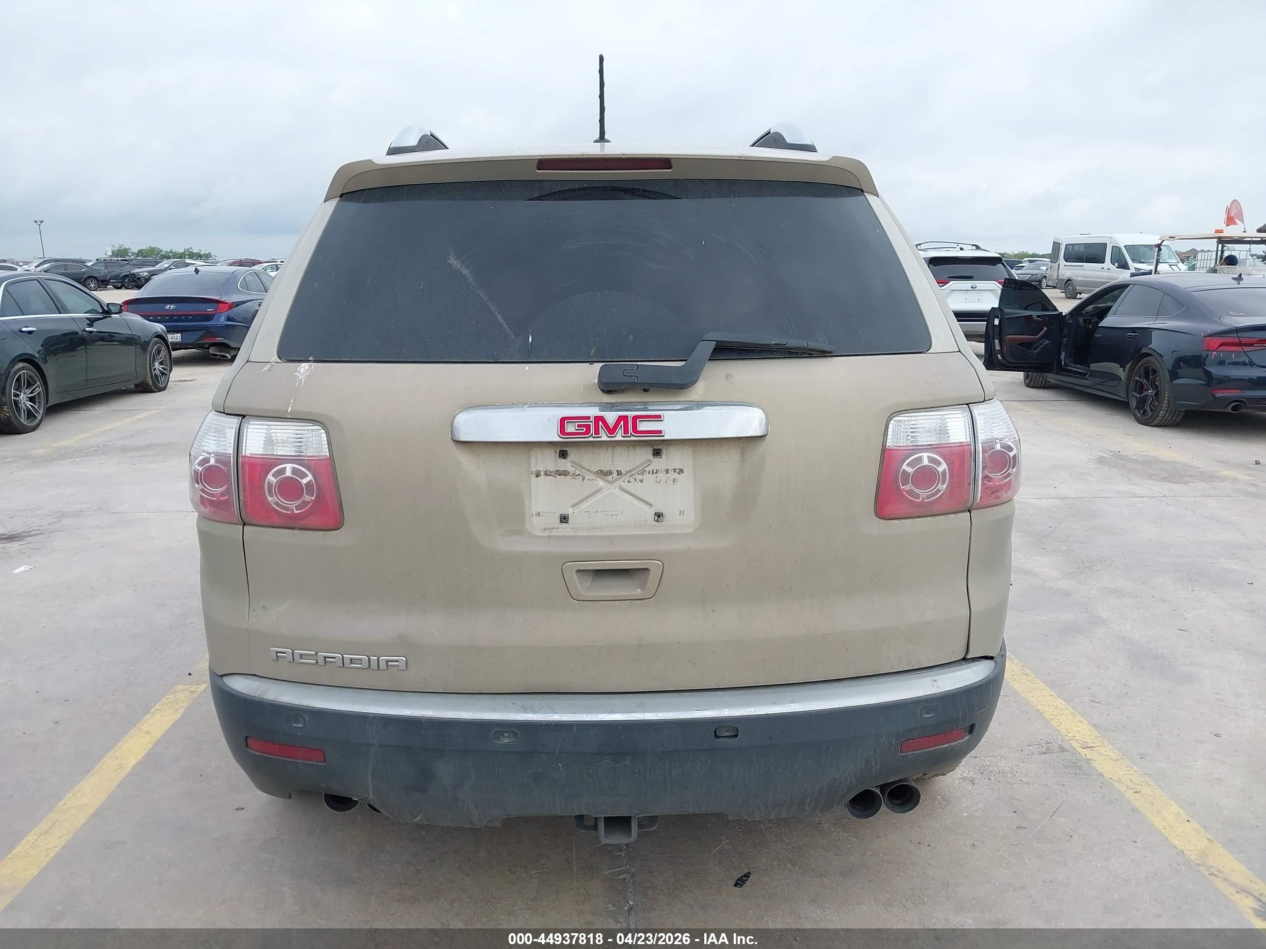 2008 Gmc Acadia Slt-1 Золотой vin: 1GKER23718J225666