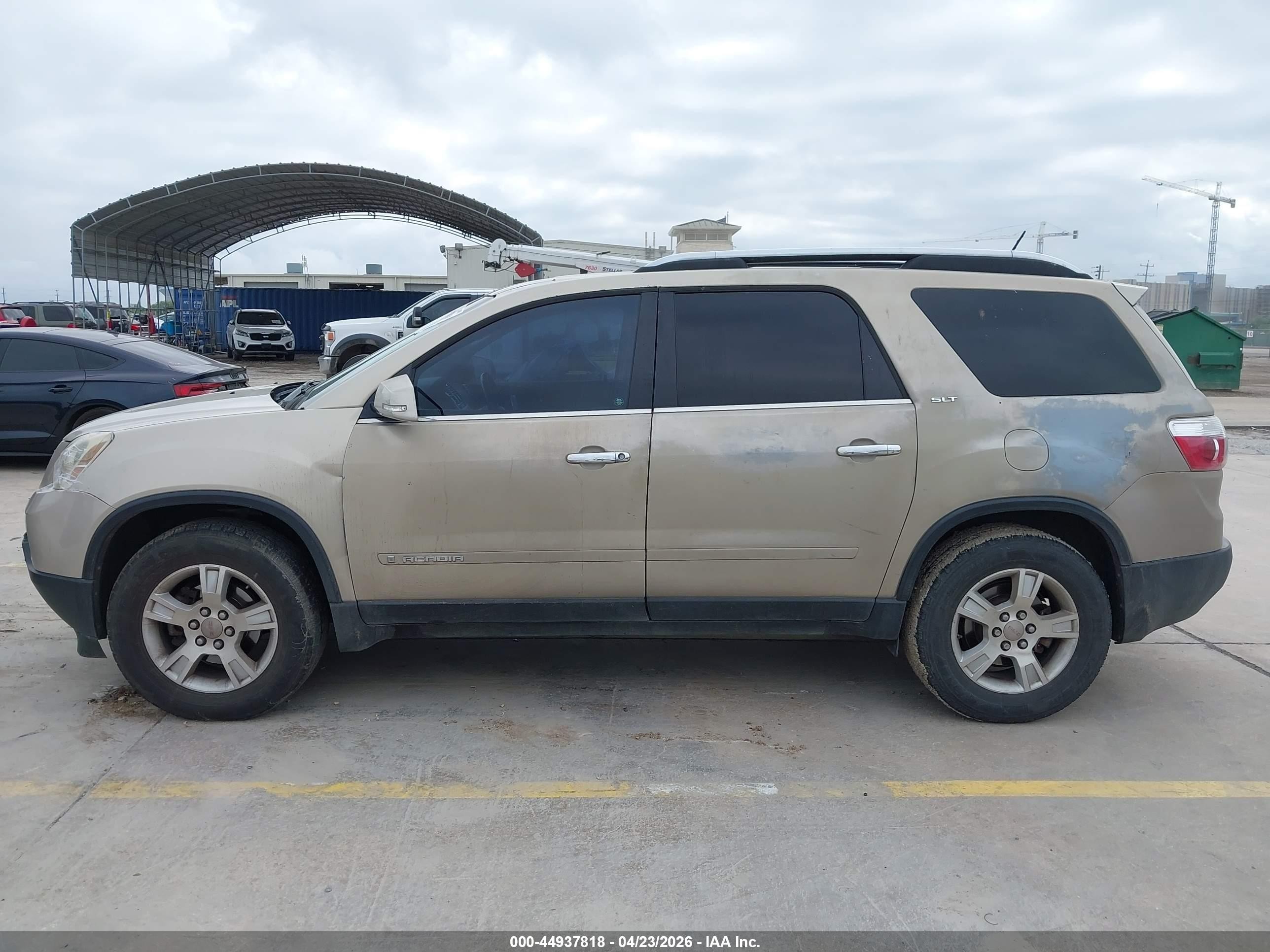 2008 Gmc Acadia Slt-1 Золотой vin: 1GKER23718J225666