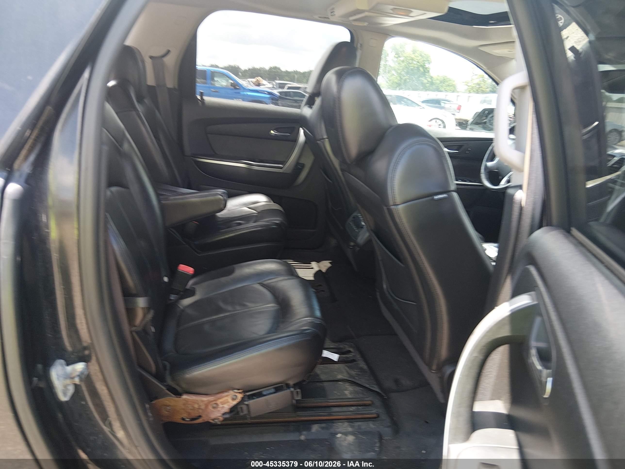 2008 Gmc Acadia Slt-1 Black vin: 1GKER23728J299369