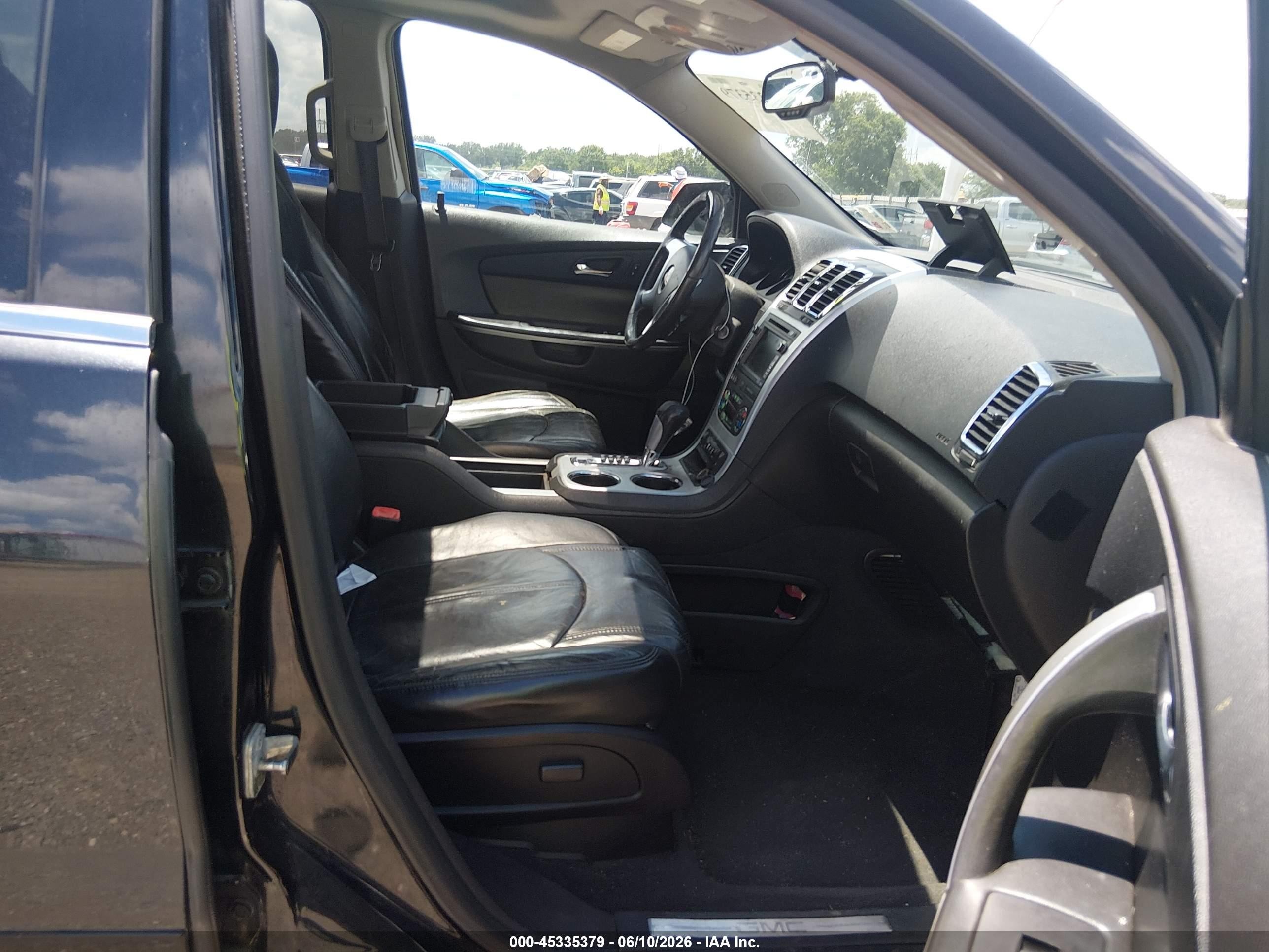 2008 Gmc Acadia Slt-1 Black vin: 1GKER23728J299369