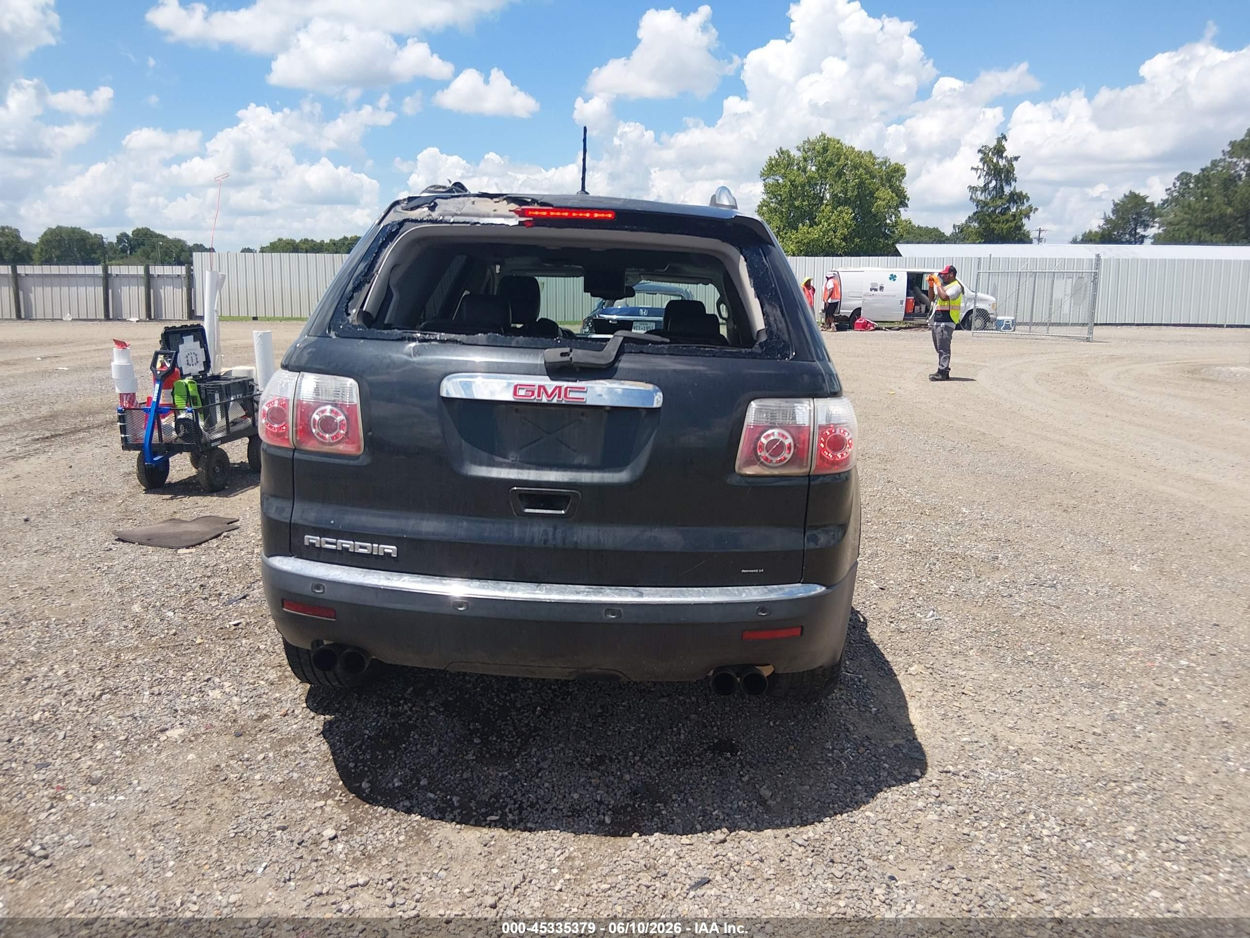 2008 Gmc Acadia Slt-1 Black vin: 1GKER23728J299369