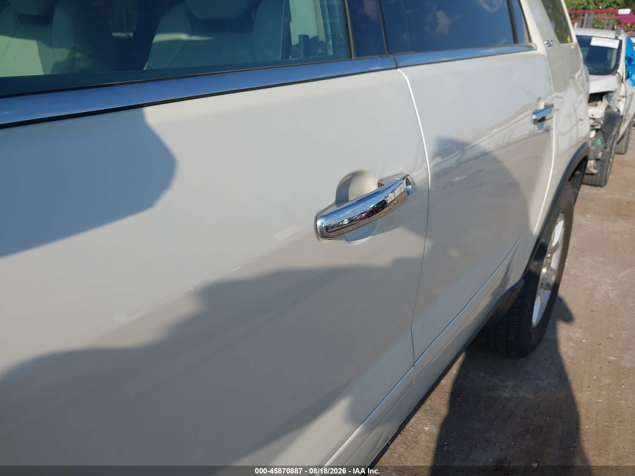 2008 Gmc Acadia Slt-1 White vin: 1GKER23728J302867