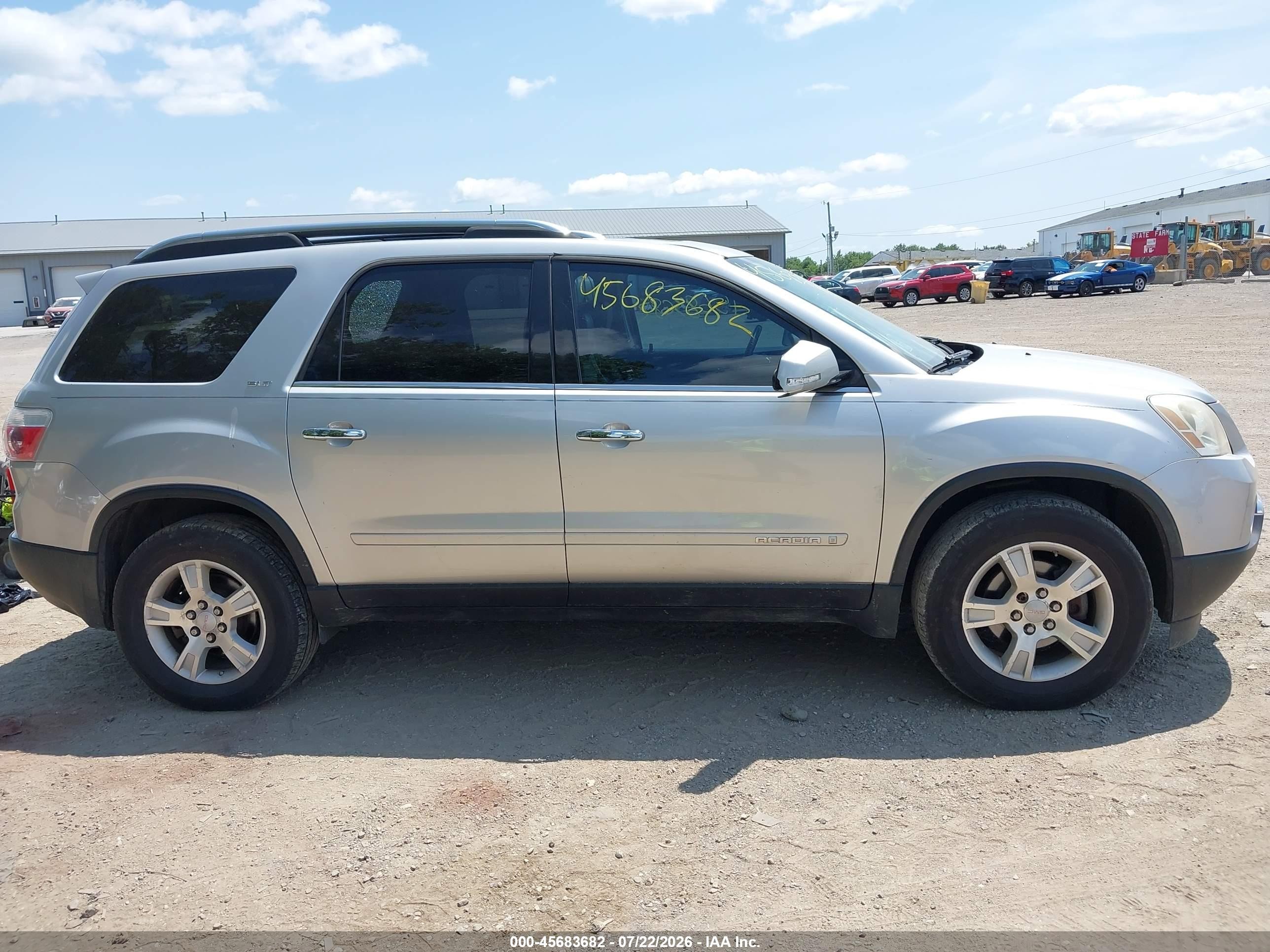2007 Gmc Acadia Slt Silver vin: 1GKER23737J161547