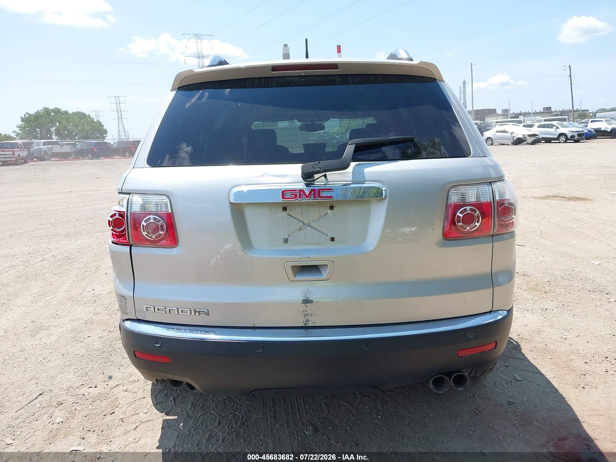 2007 Gmc Acadia Slt Silver vin: 1GKER23737J161547