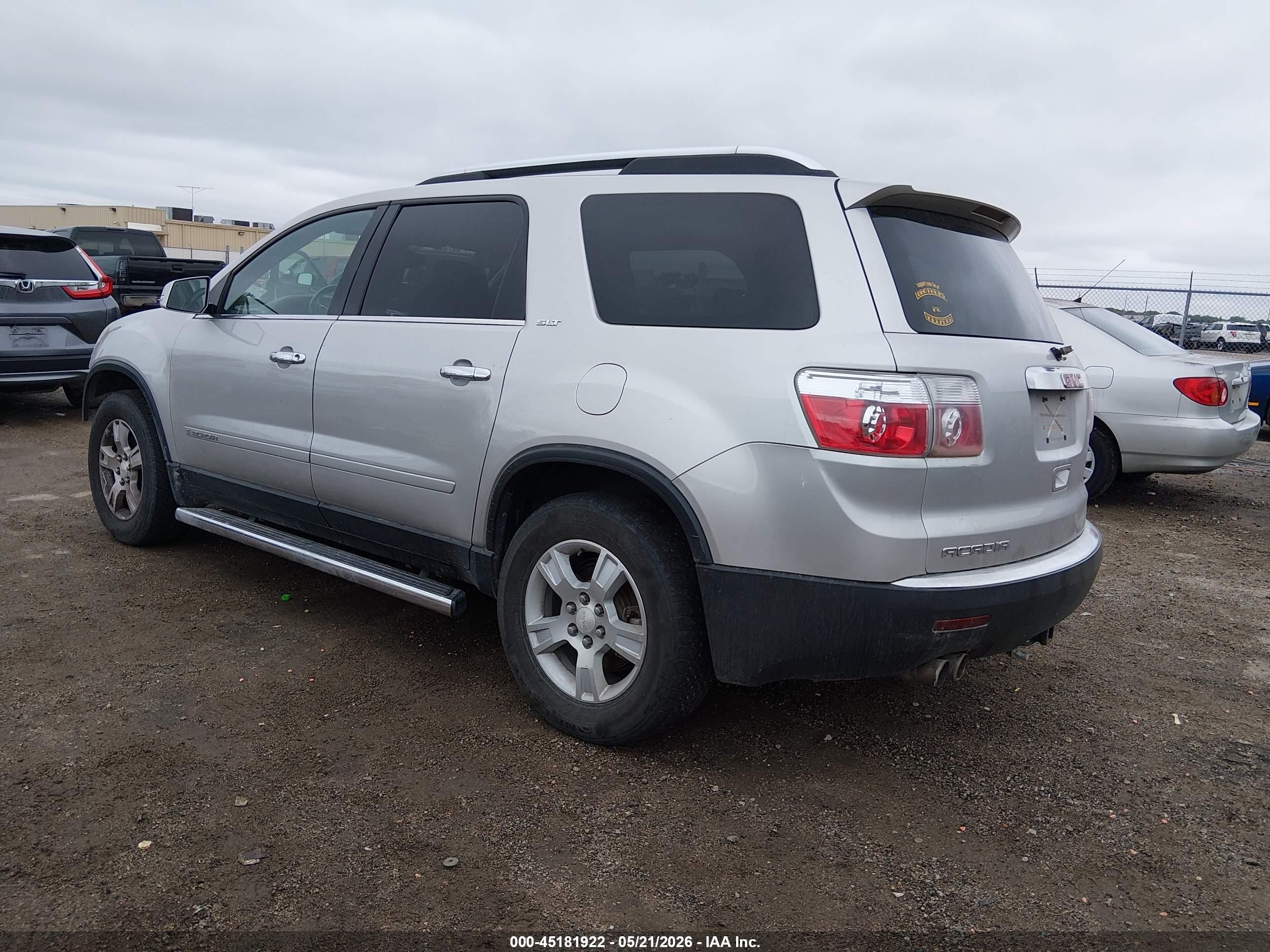 2007 Gmc Acadia Slt-1 Серый vin: 1GKER23757J169570