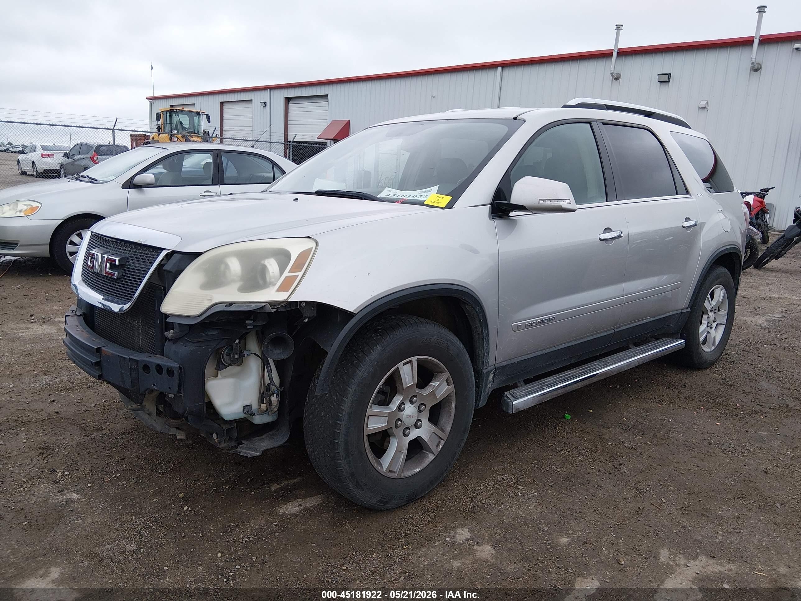 2007 Gmc Acadia Slt-1 Серый vin: 1GKER23757J169570