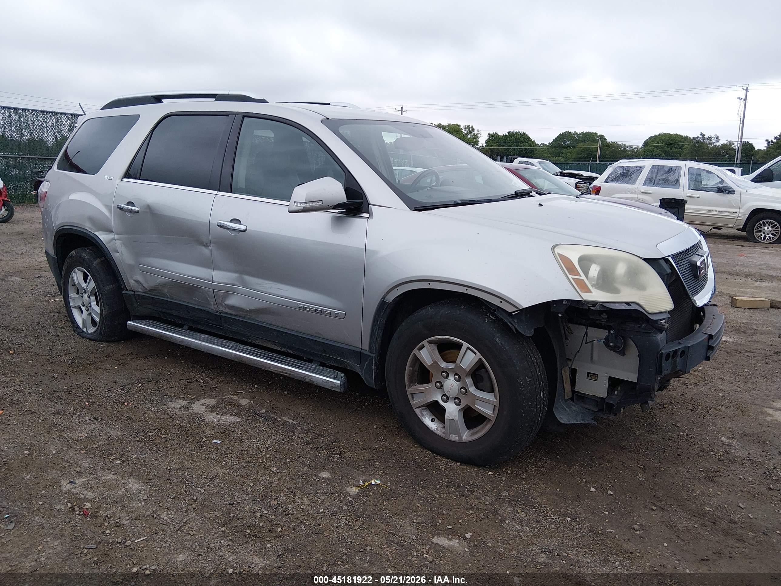 2007 Gmc Acadia Slt-1 Серый vin: 1GKER23757J169570