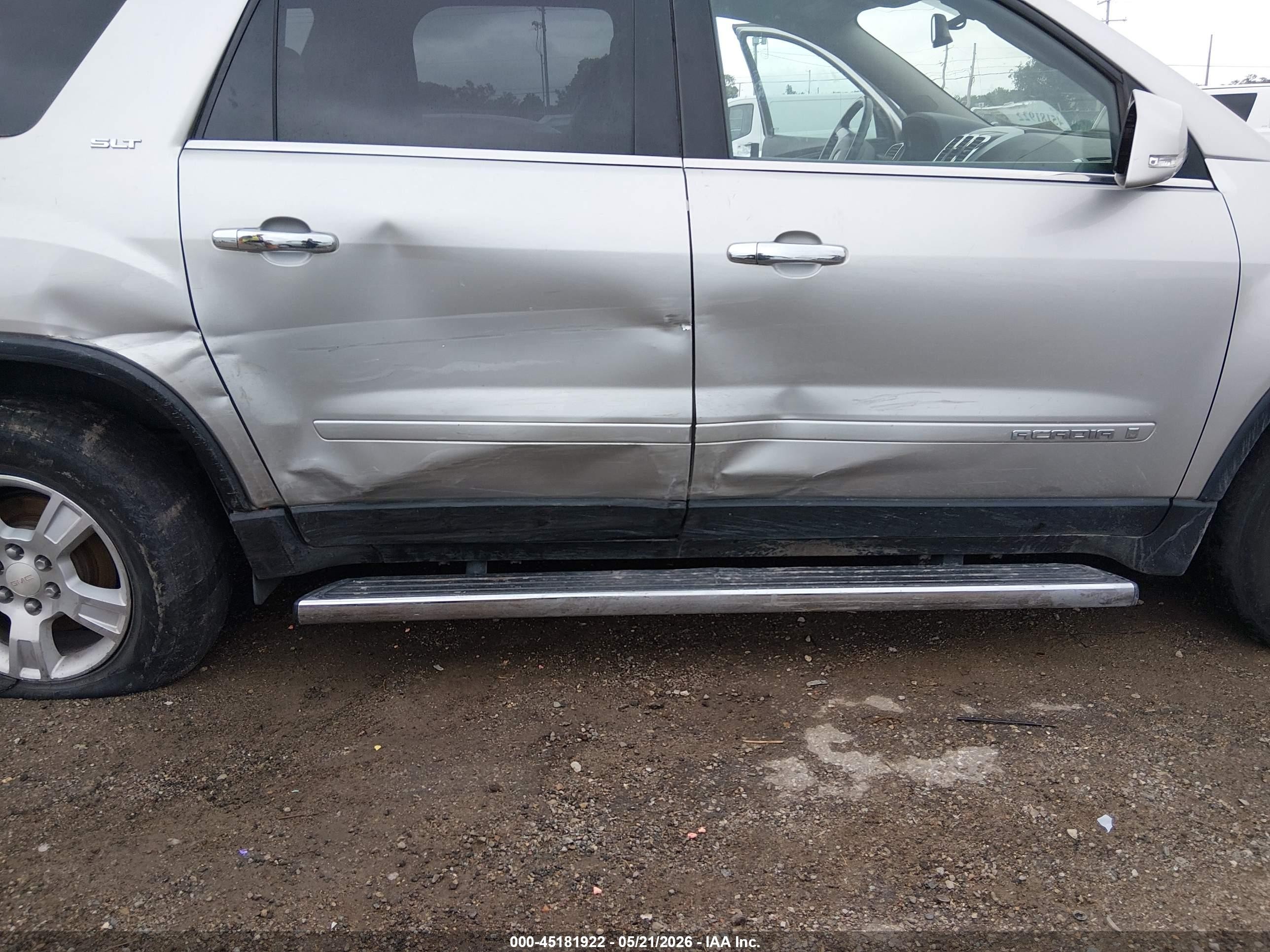 2007 Gmc Acadia Slt-1 Серый vin: 1GKER23757J169570