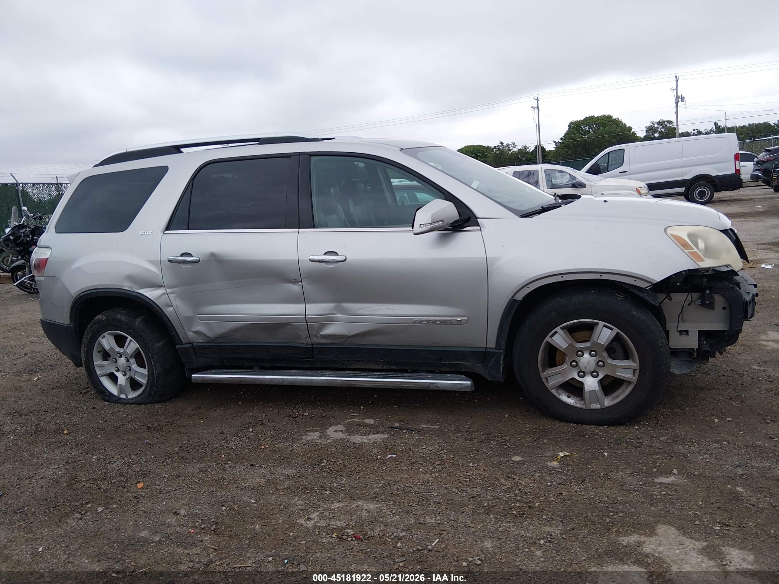 2007 Gmc Acadia Slt-1 Серый vin: 1GKER23757J169570