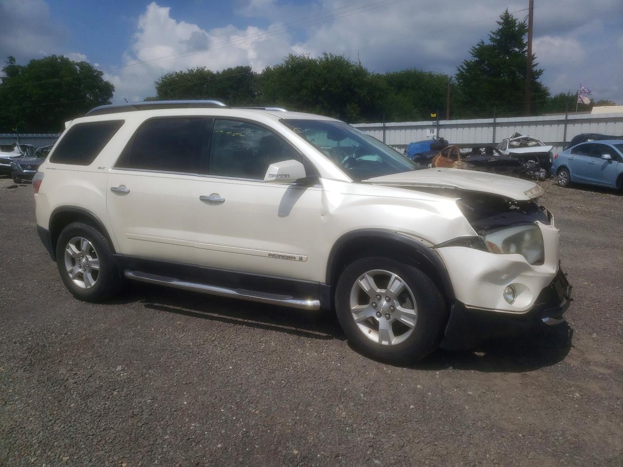 2008 Gmc Acadia Slt-1 Белый vin: 1GKER23758J145562