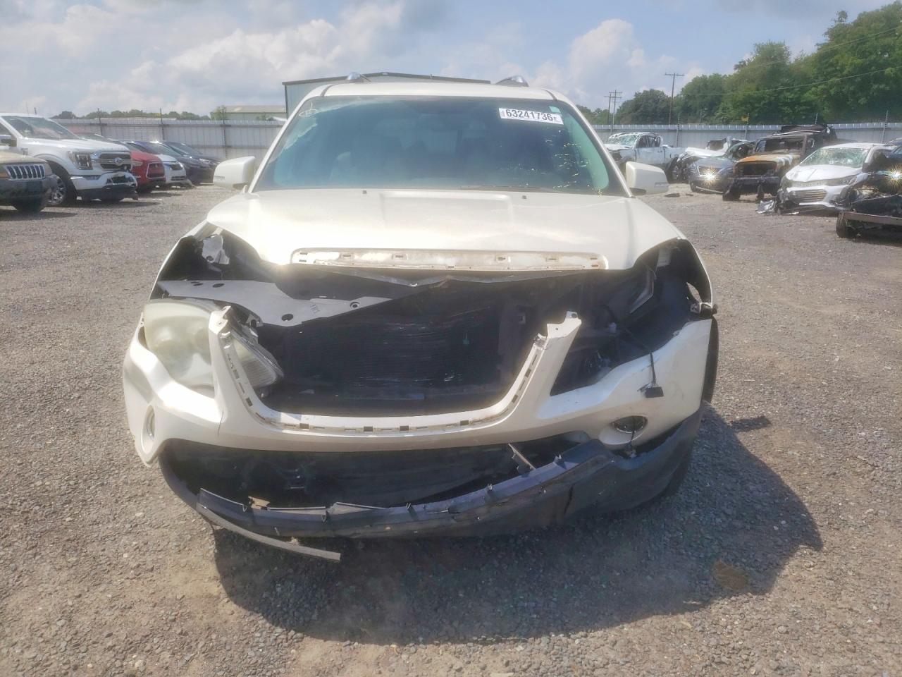 2008 Gmc Acadia Slt-1 Белый vin: 1GKER23758J145562