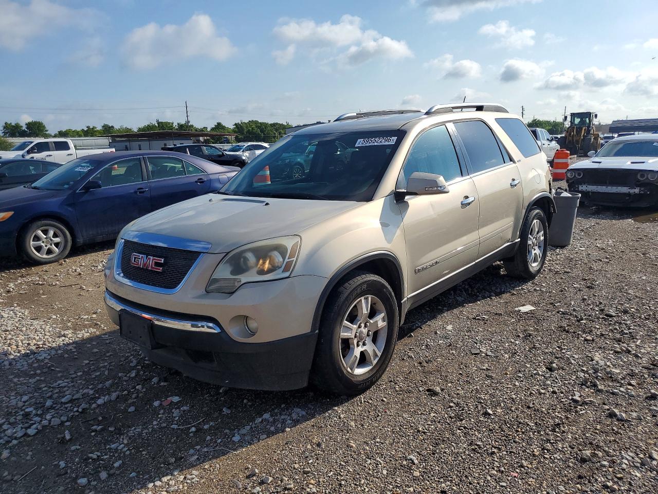 2008 Gmc Acadia Slt-1 Tan vin: 1GKER23758J185138