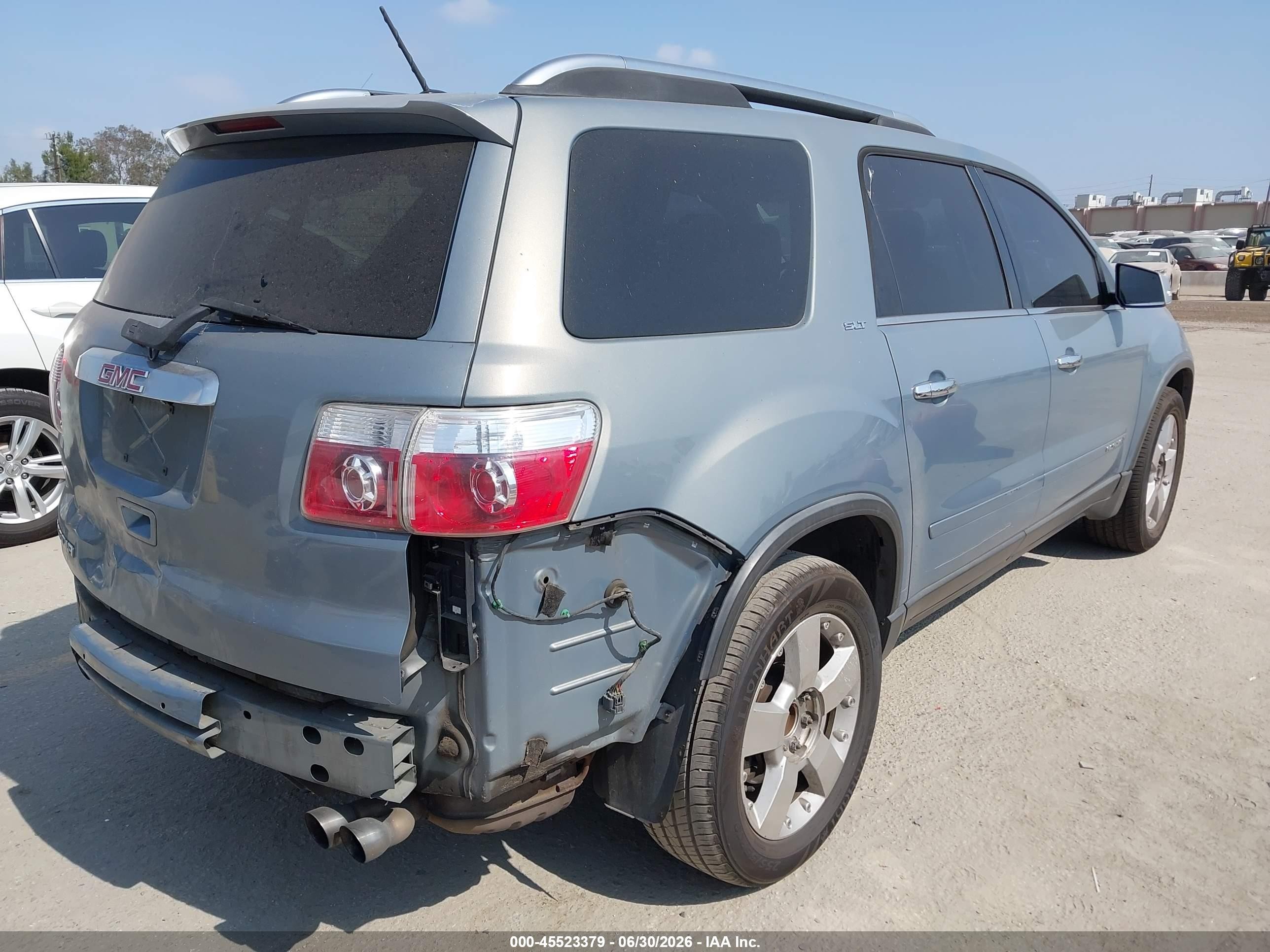 2008 Gmc Acadia Slt-1 Gray vin: 1GKER23758J287443
