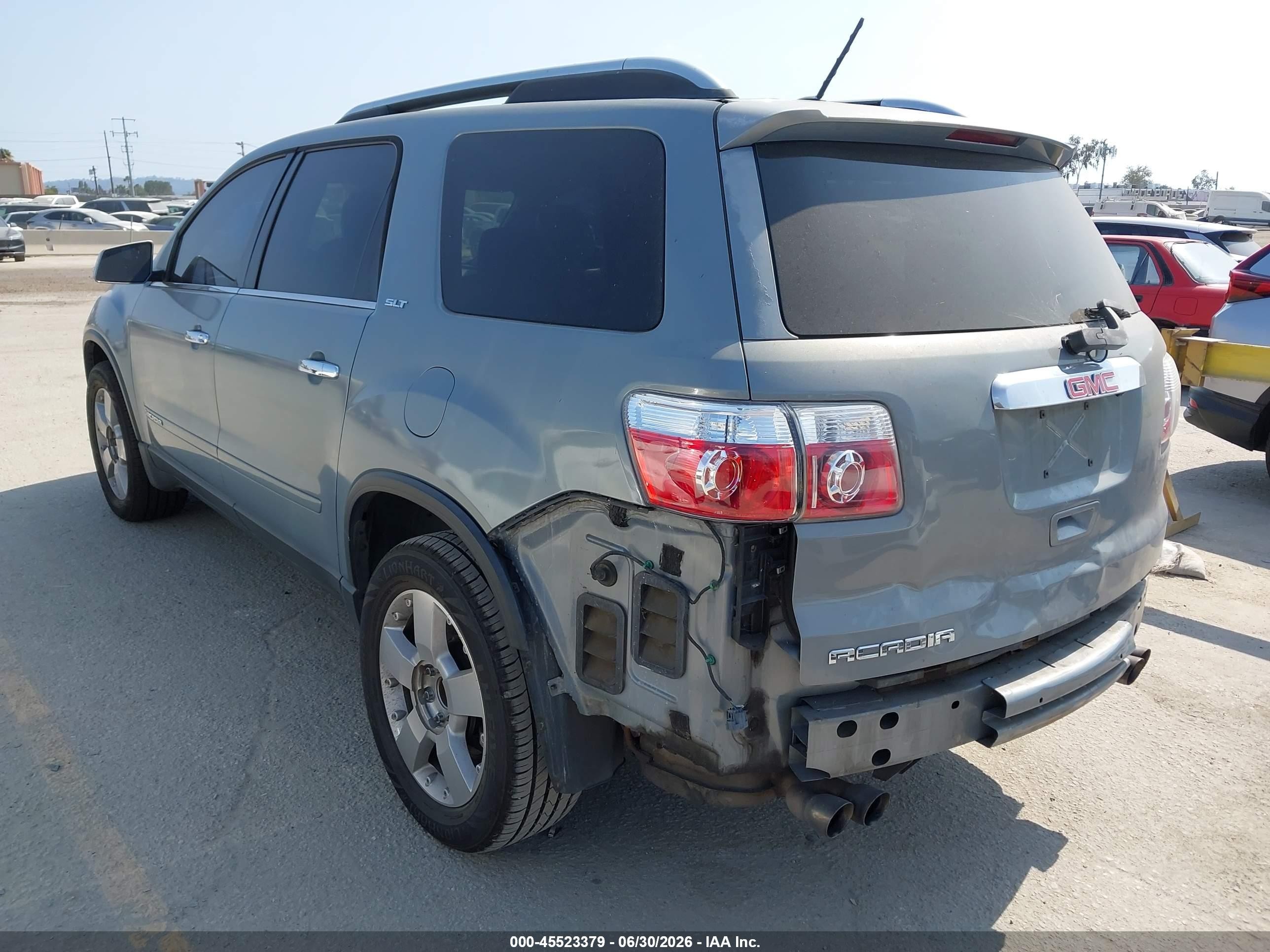 2008 Gmc Acadia Slt-1 Gray vin: 1GKER23758J287443