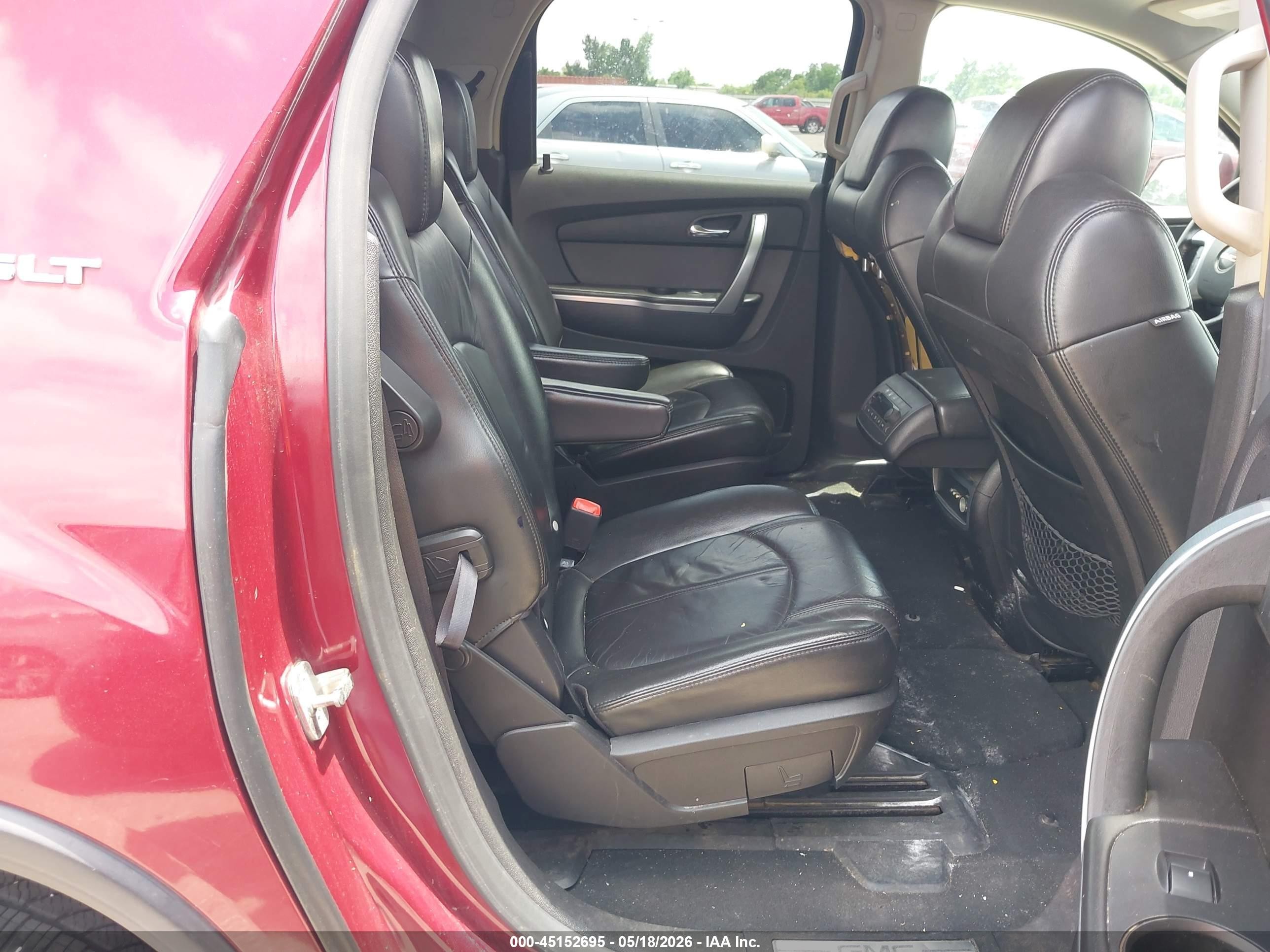 2007 Gmc Acadia Slt-1 Red vin: 1GKER23767J155404