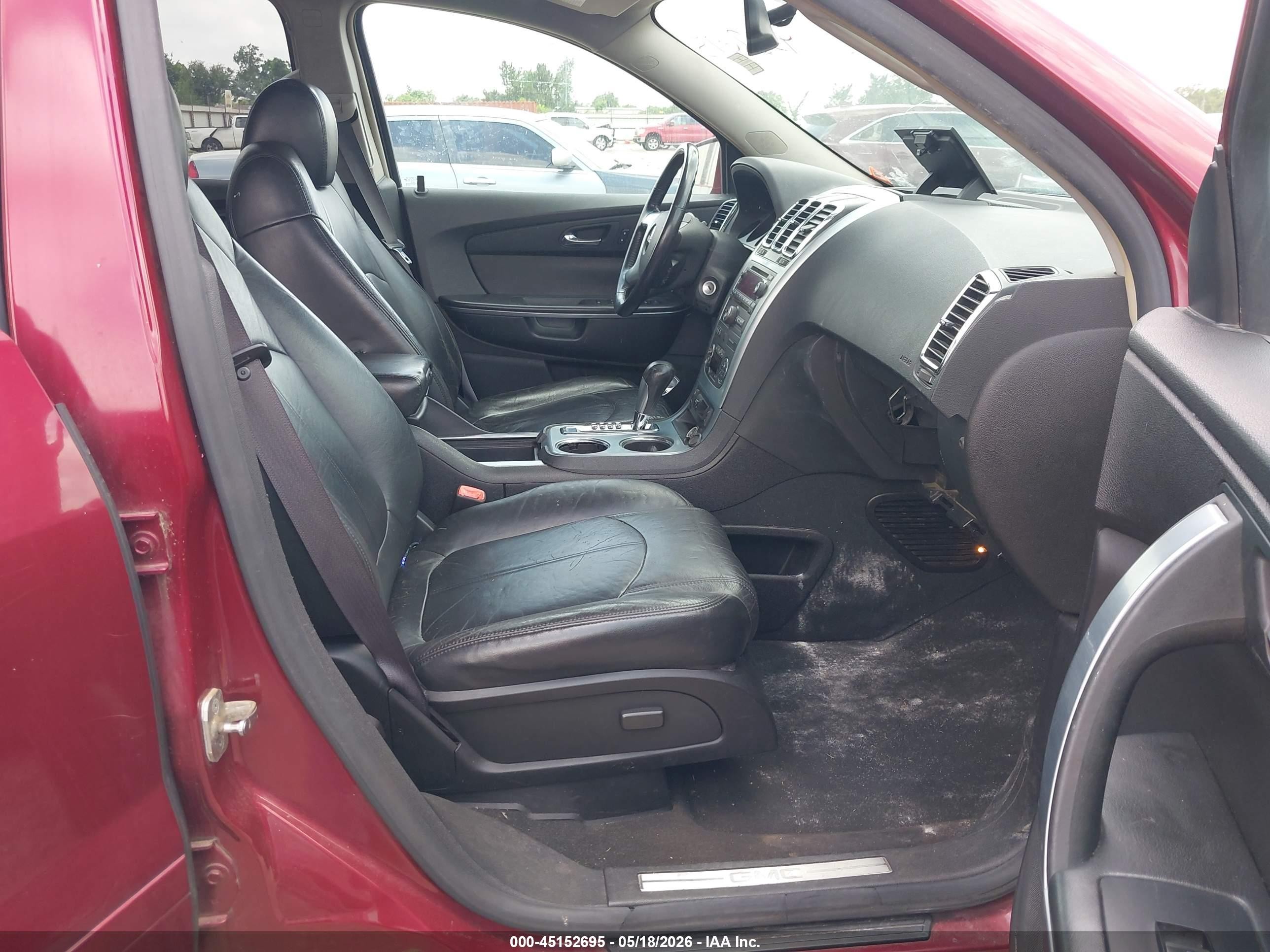 2007 Gmc Acadia Slt-1 Red vin: 1GKER23767J155404