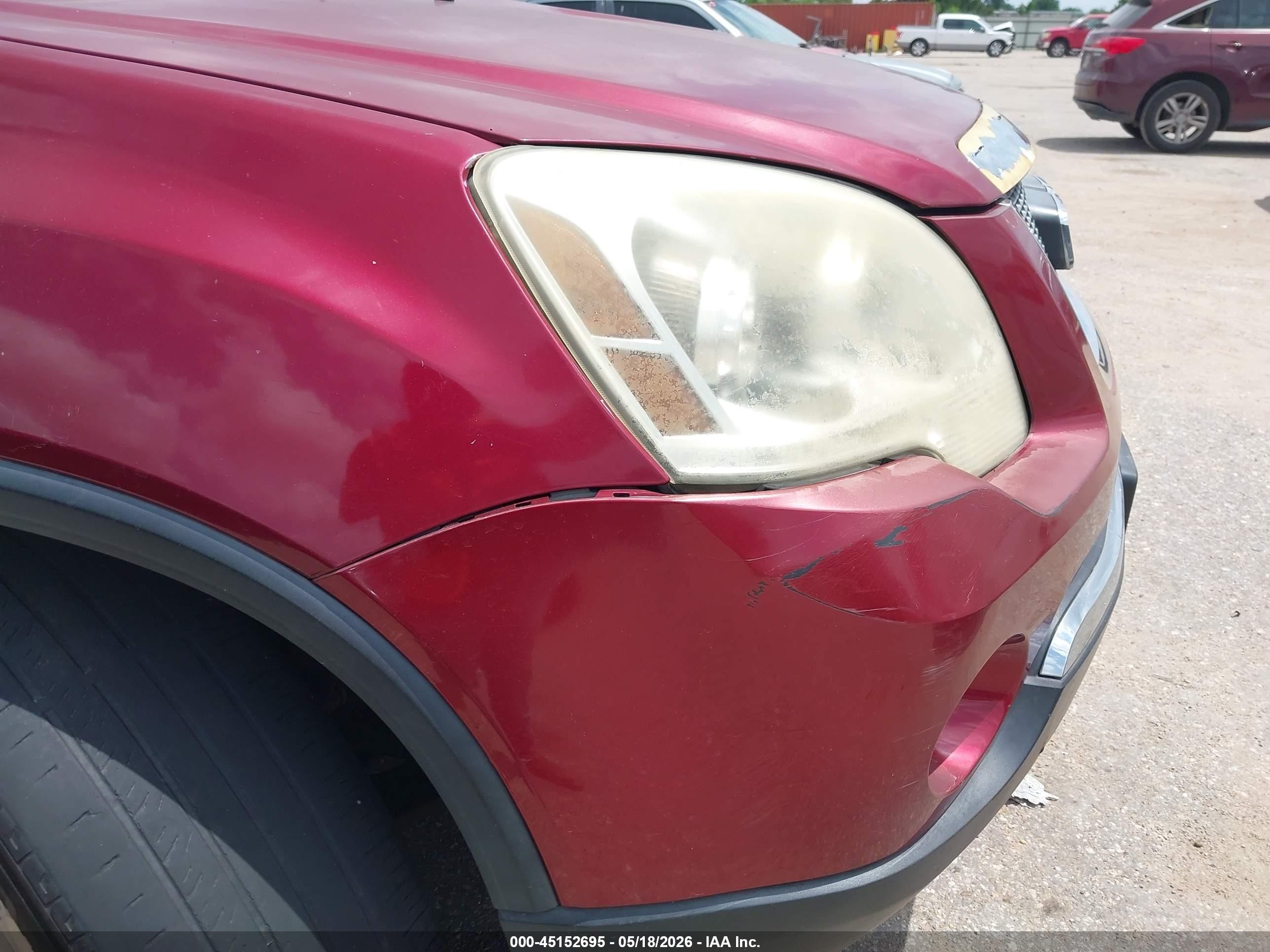 2007 Gmc Acadia Slt-1 Red vin: 1GKER23767J155404