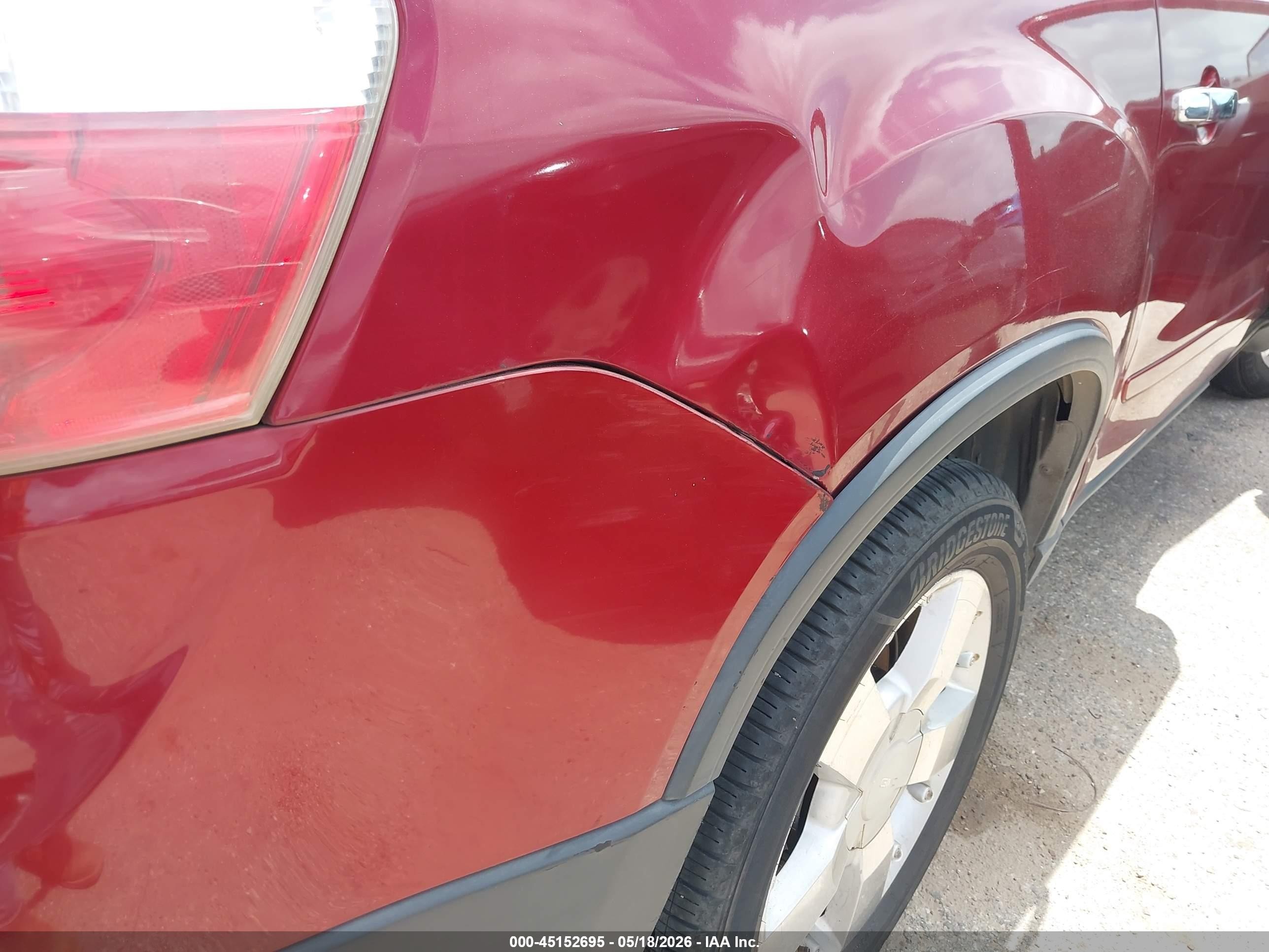 2007 Gmc Acadia Slt-1 Red vin: 1GKER23767J155404