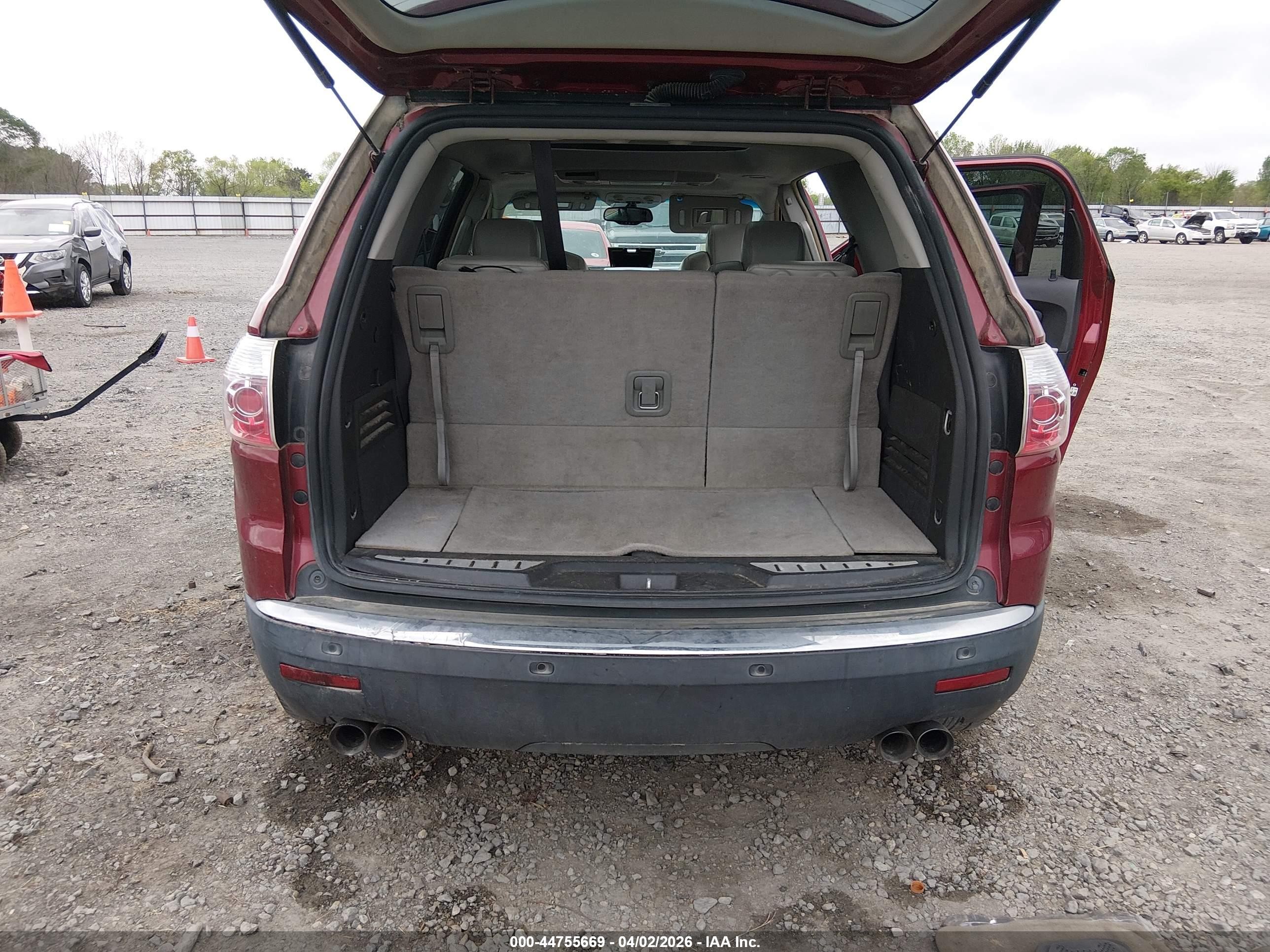 2008 Gmc Acadia Slt-1 Maroon vin: 1GKER23768J225582